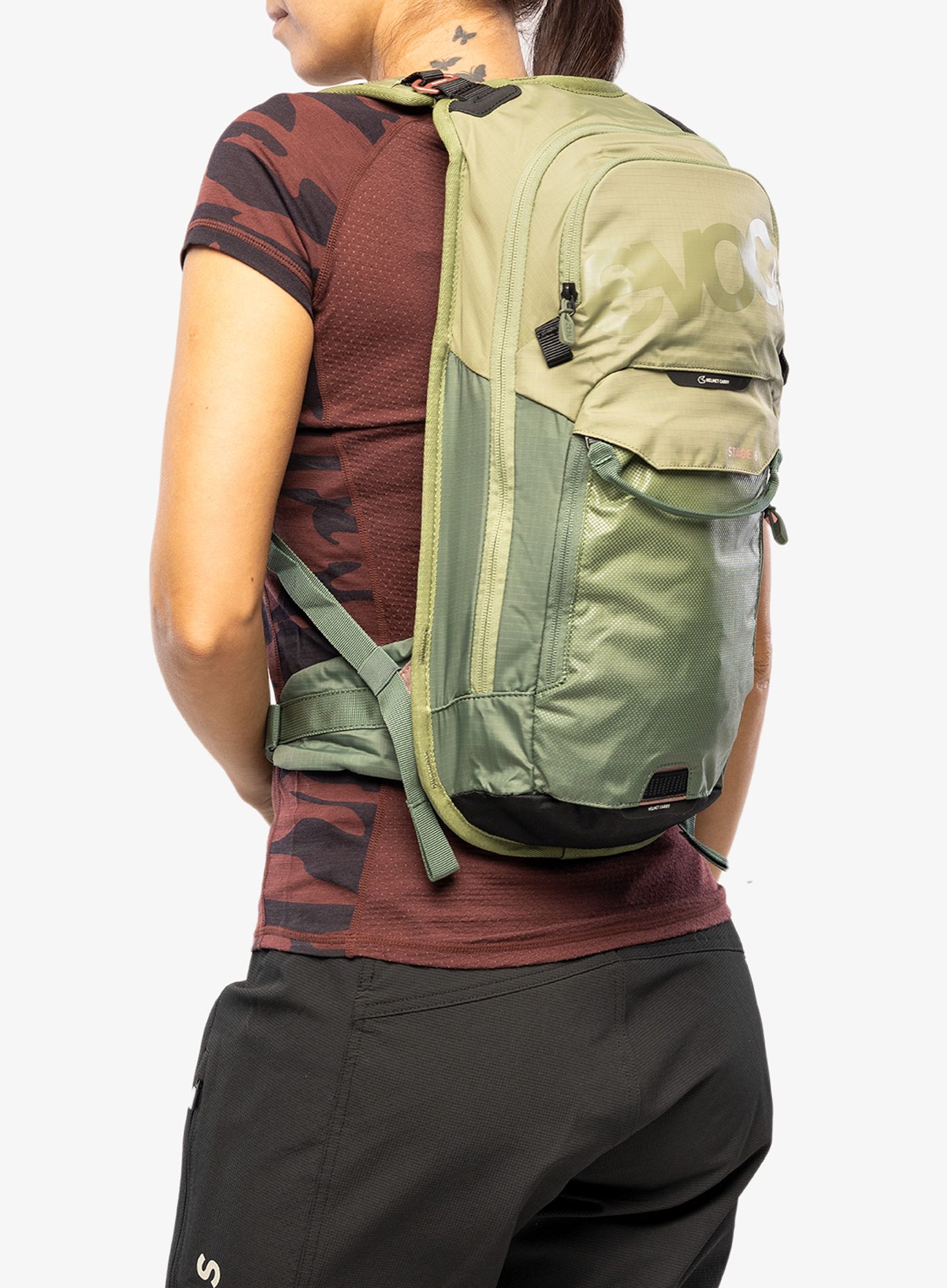 Велорюкзак Evoc Stage 6 - light olive/olive