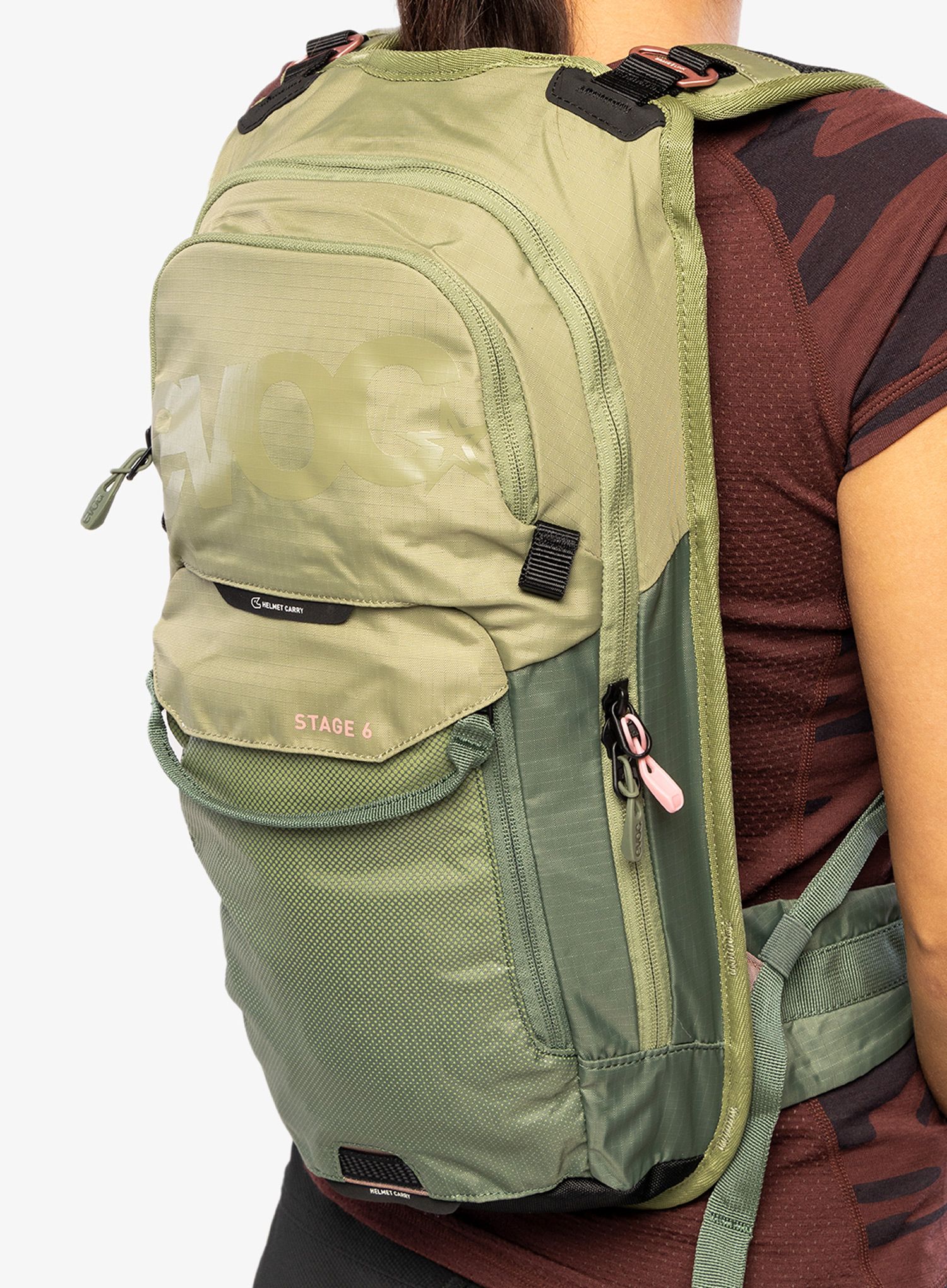 Велорюкзак Evoc Stage 6 - light olive/olive