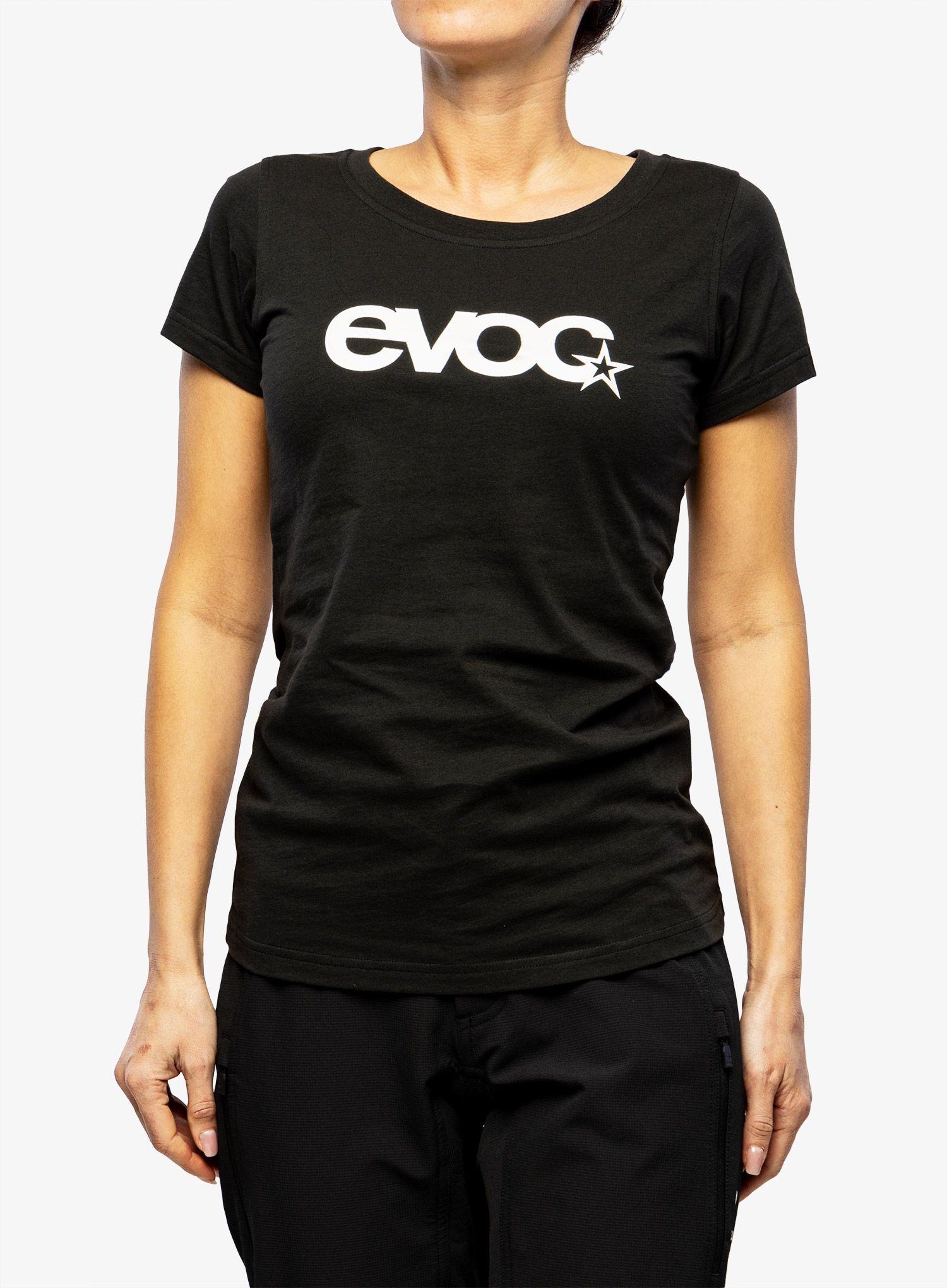Футболка з принтом жіноча Evoc T-Shirt Logo - black