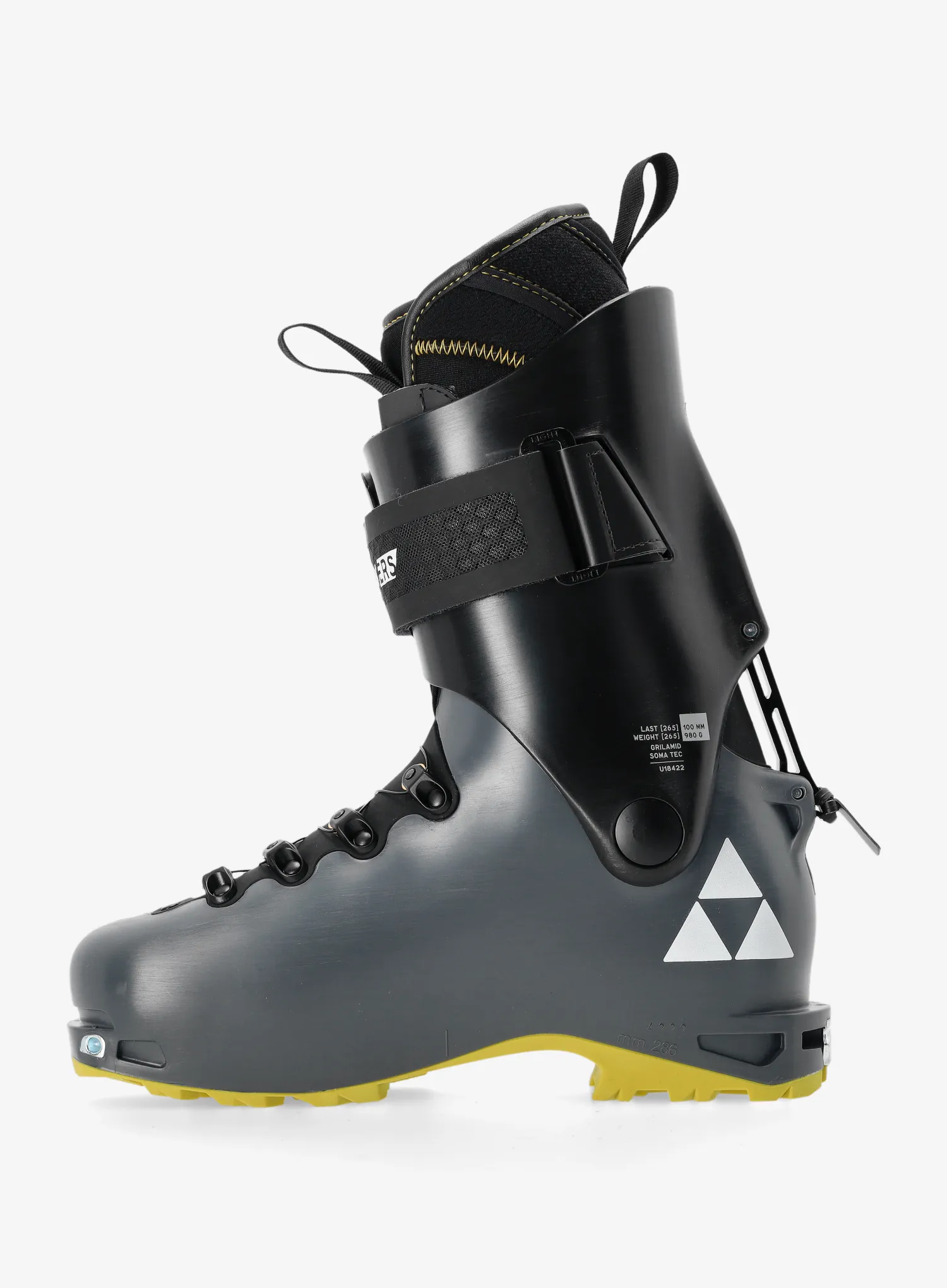 Черевики скітурингові Fischer Travers CS - yellow/grey/black