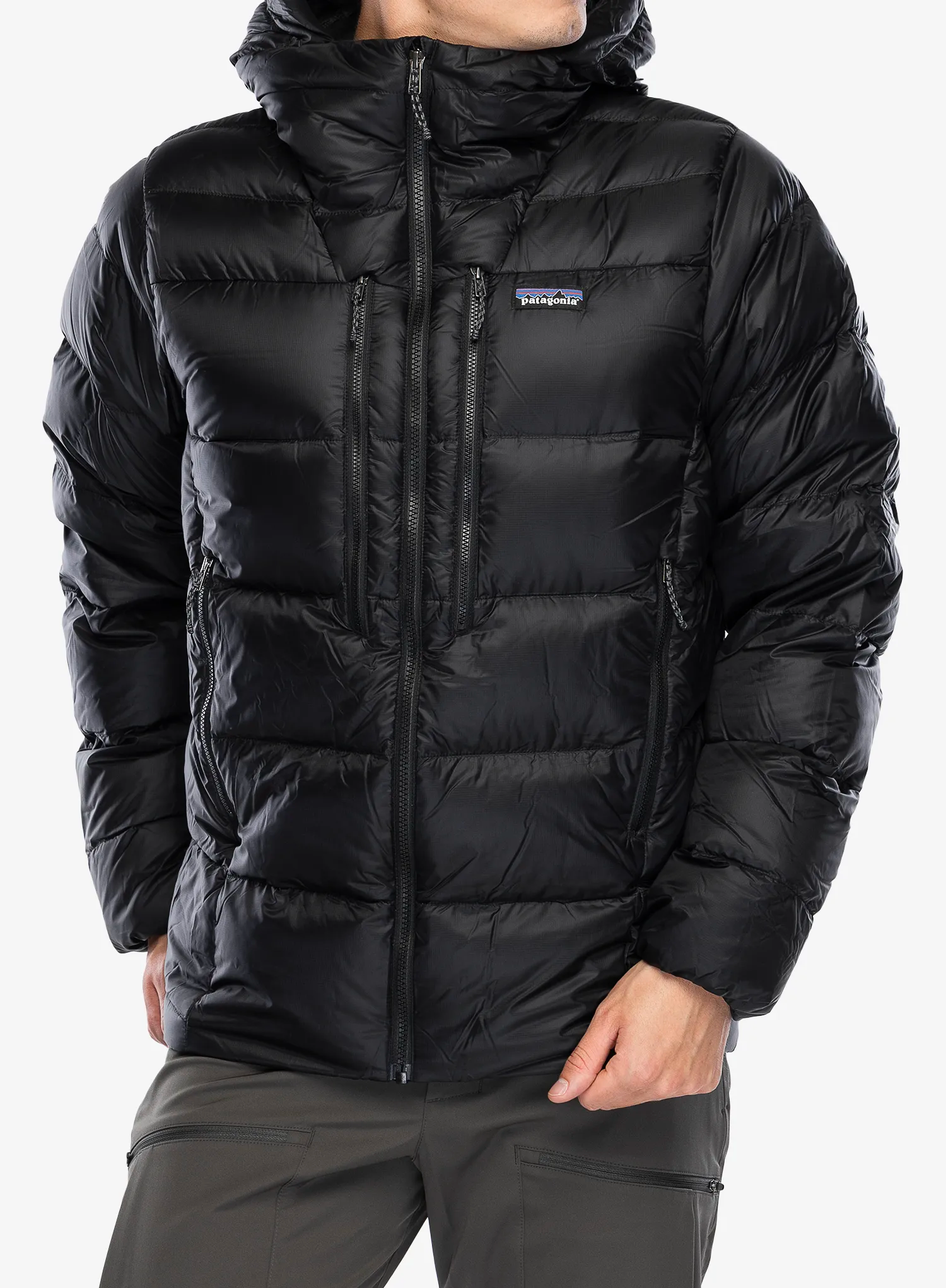 Куртка Patagonia Fitz Roy Down Hoody - black