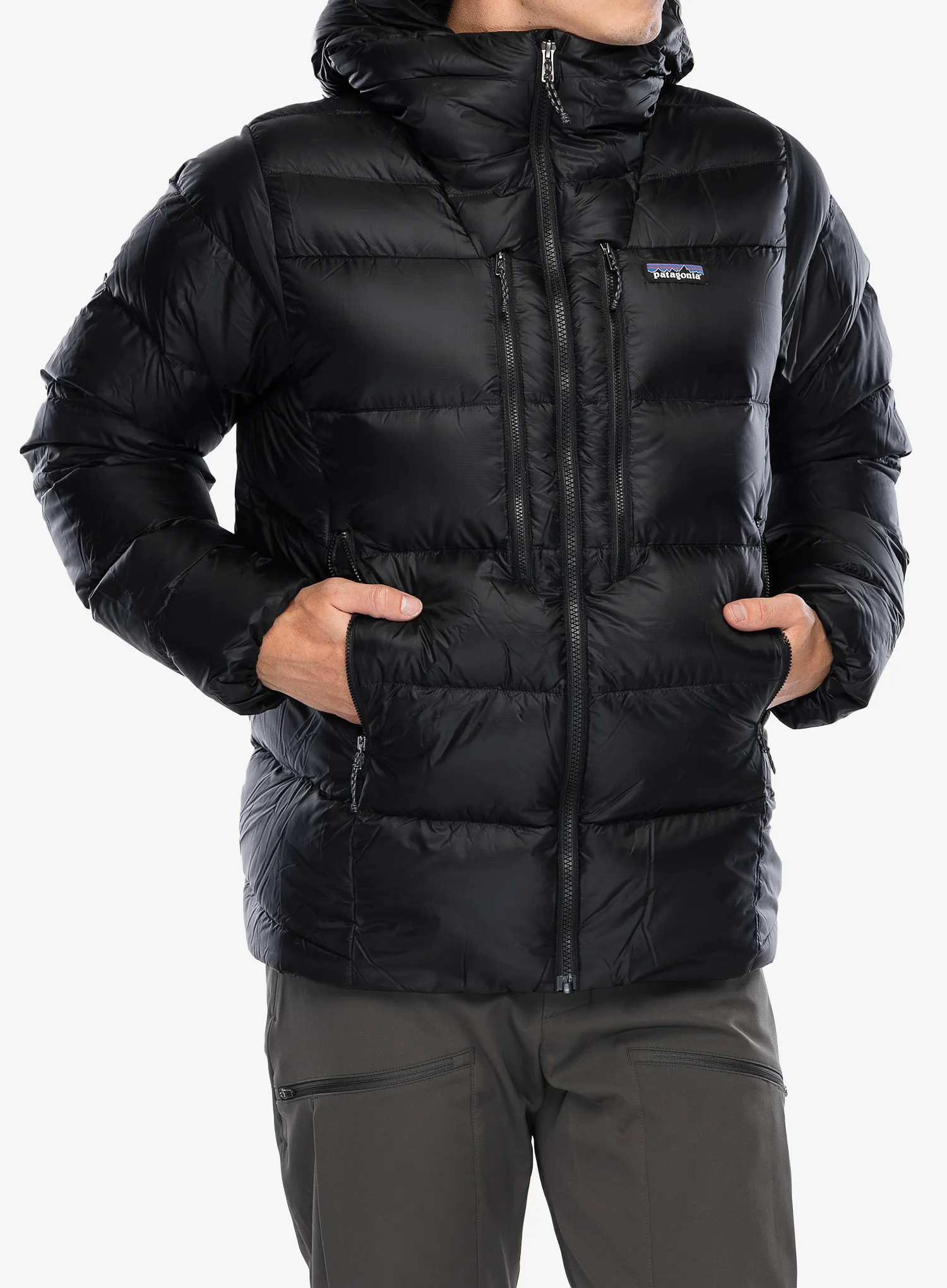 Куртка Patagonia Fitz Roy Down Hoody - black