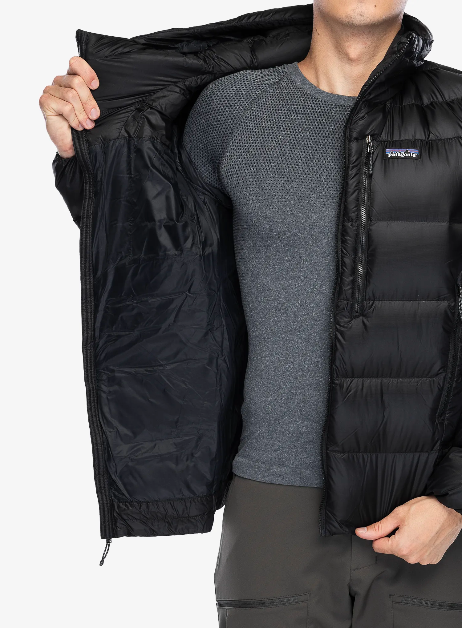 Куртка Patagonia Fitz Roy Down Hoody - black