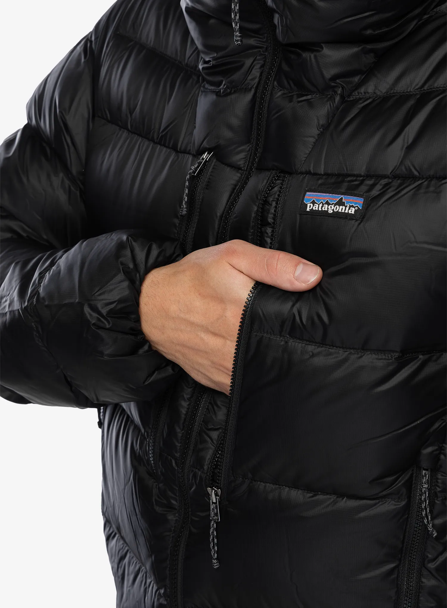 Куртка Patagonia Fitz Roy Down Hoody - black