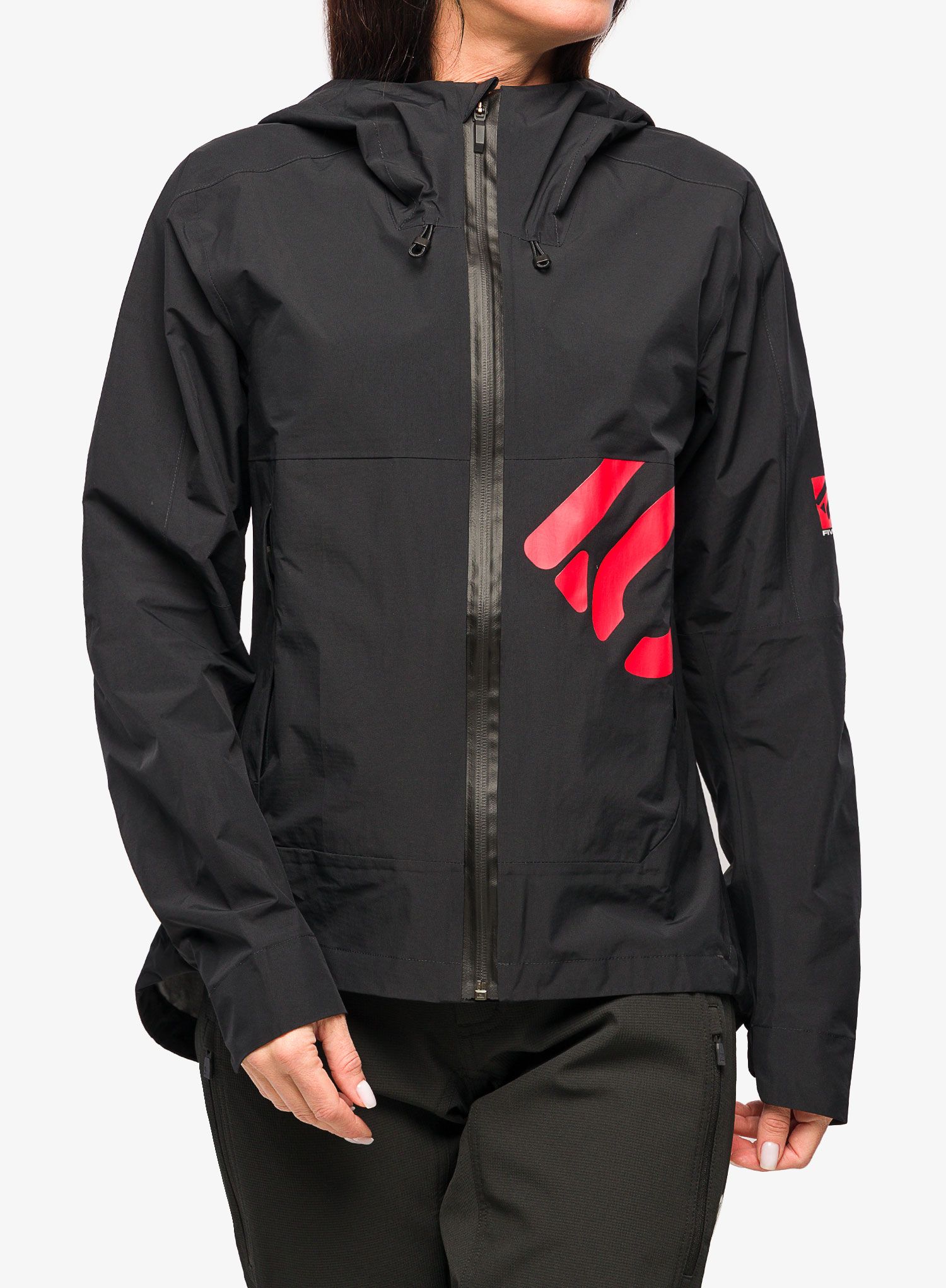 Жіноча велофутболка Five Ten Bike All-Mountain Rain Jacket - black