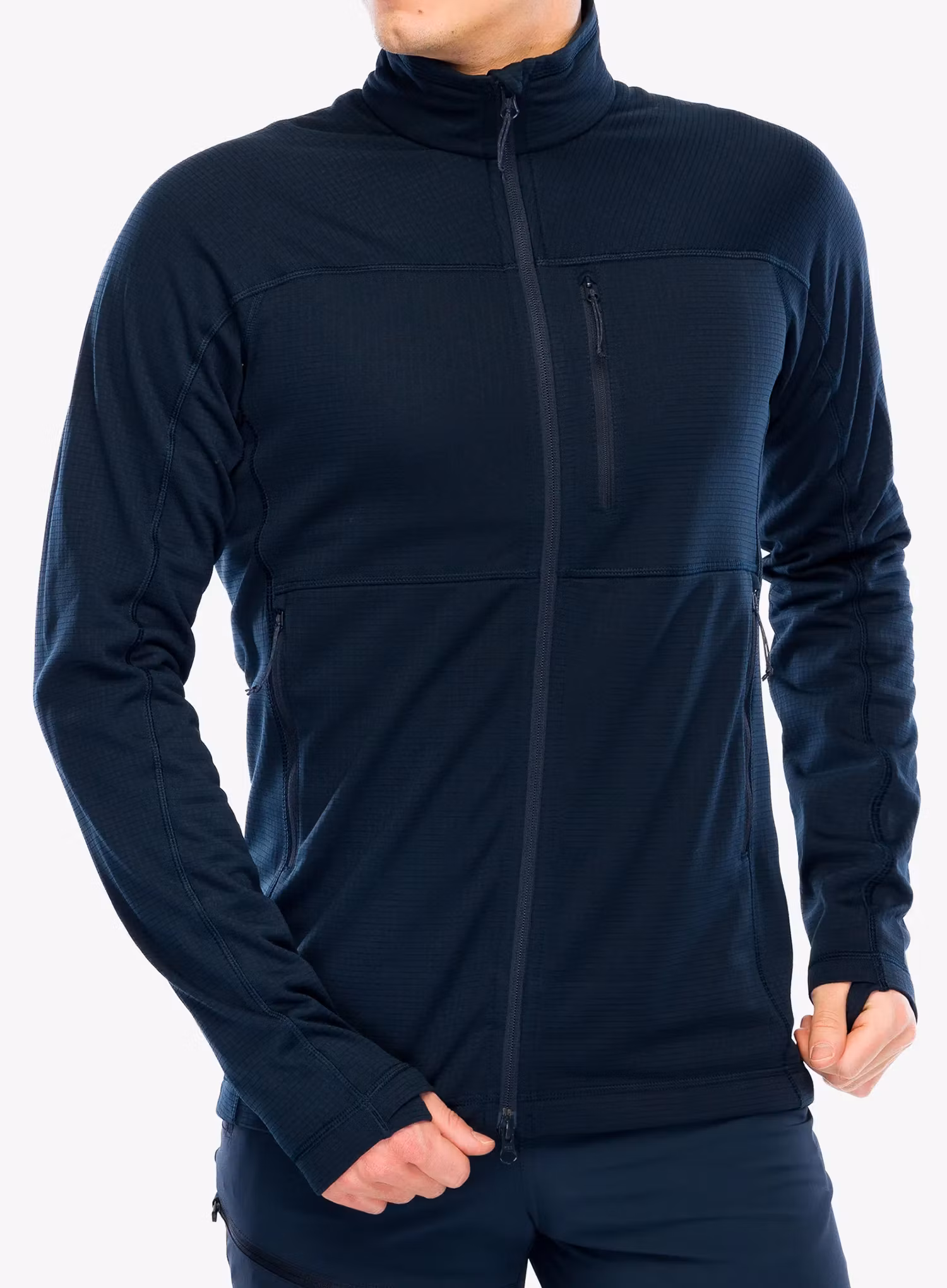 Кофта на замку Fjallraven Abisko Lite Fleece Jacket - dark navy
