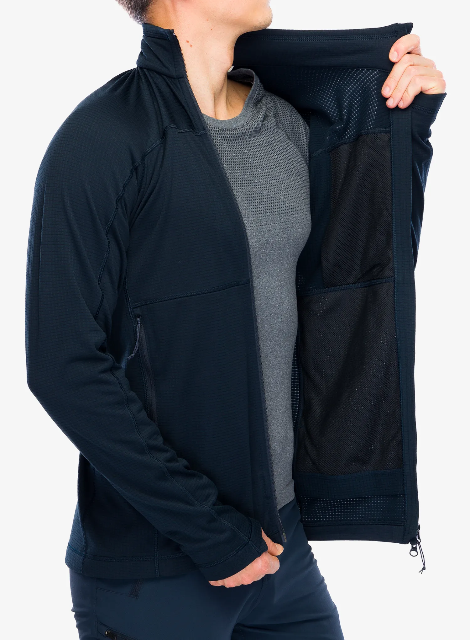 Кофта на замку Fjallraven Abisko Lite Fleece Jacket - dark navy