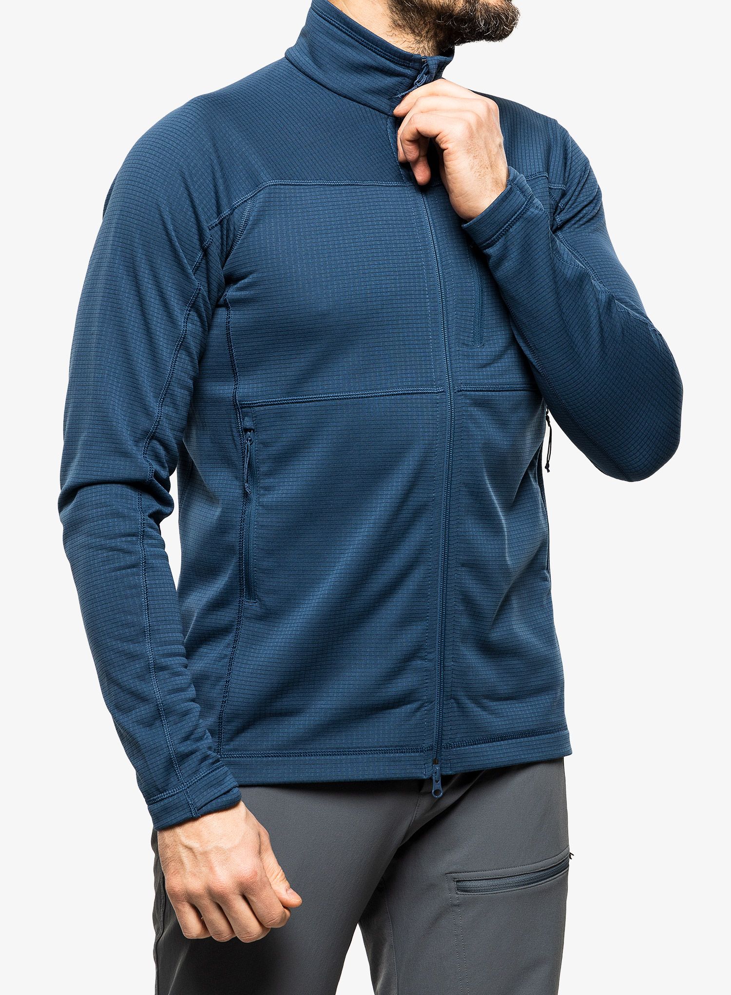 Кофта на замку Fjallraven Abisko Lite Fleece Jacket - indigo blue
