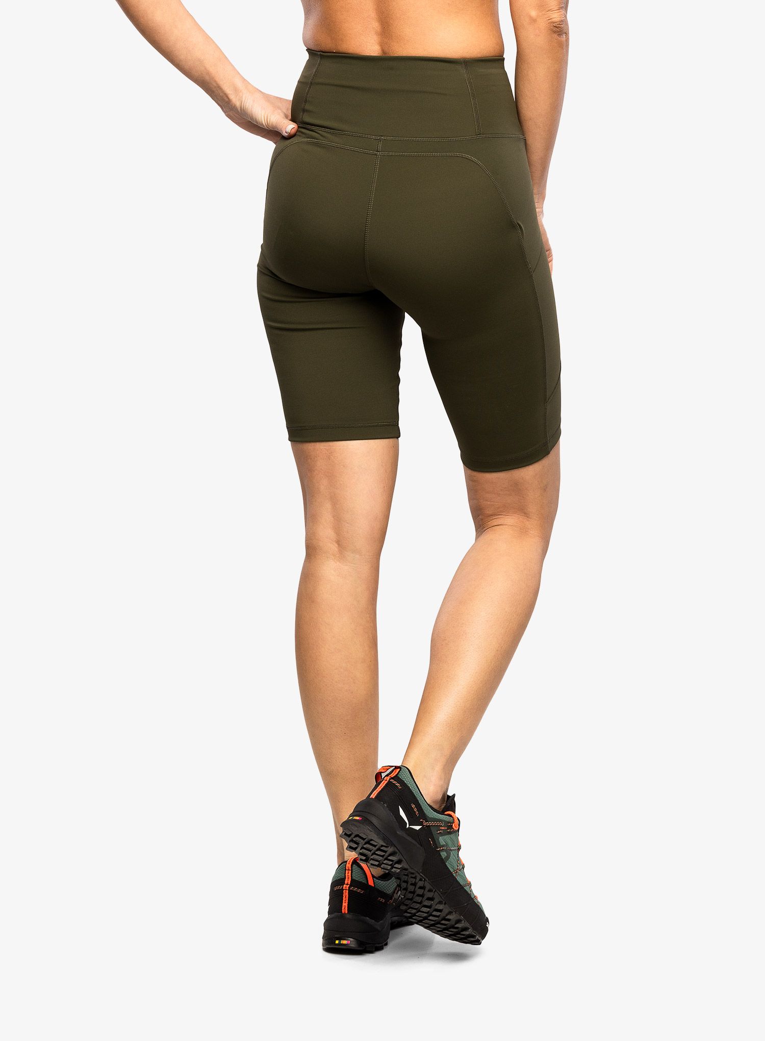 Шорти туристичні жіночі Fjallraven Abisko Short Tights - deep forest