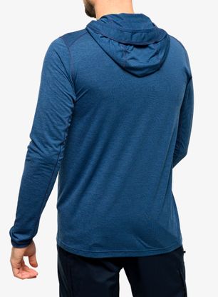 Кофта з каптуром Fjallraven Abisko Sun-hoodie - indigo blue
