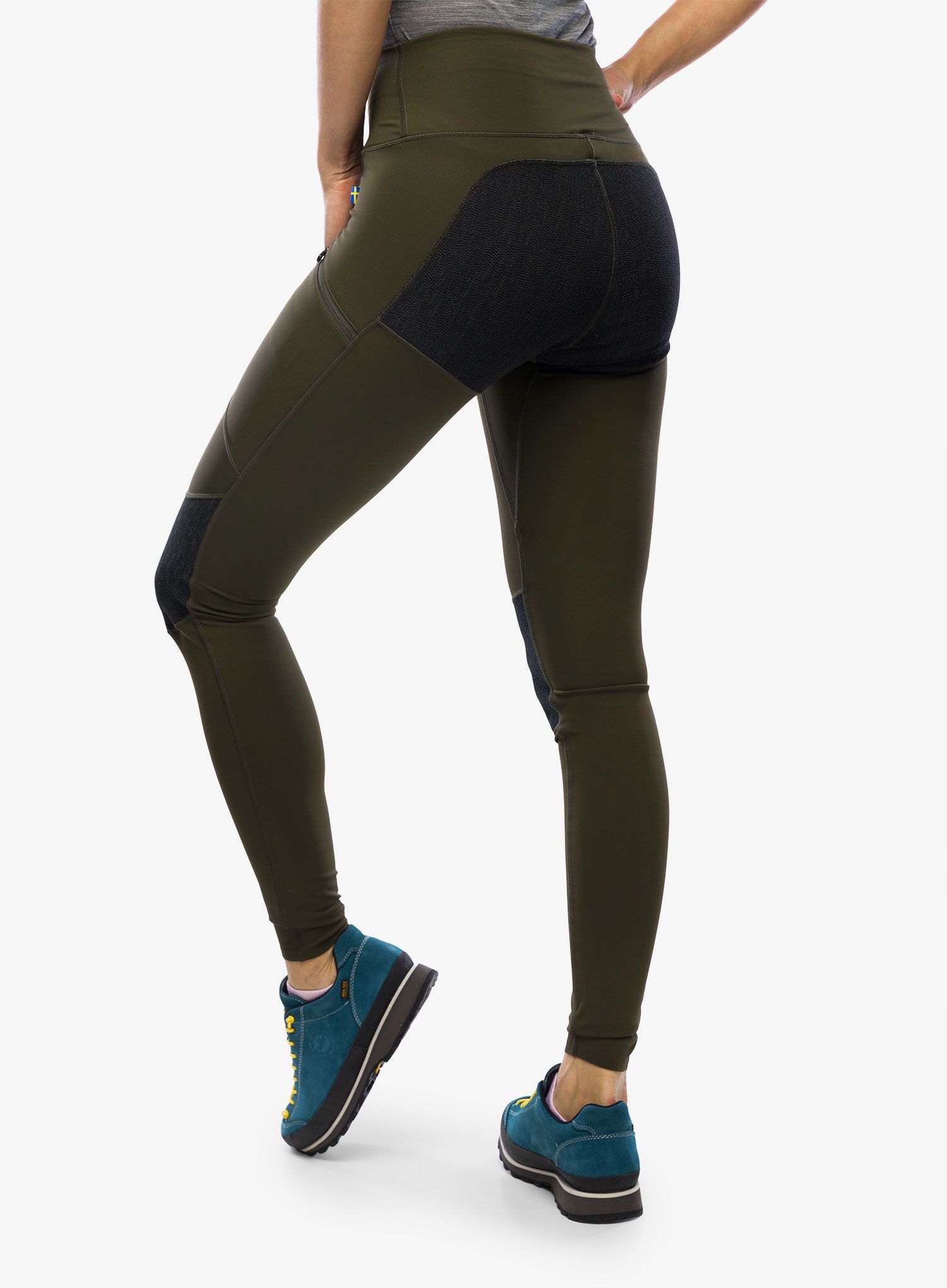 Штани жіночі Fjallraven Abisko Trekking Tights HD - deep forest