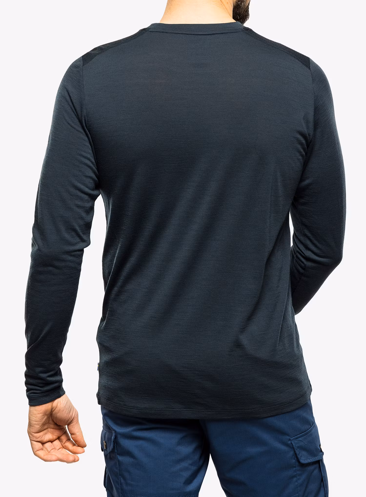 Кофта Fjallraven Abisko Wool LS - dark navy