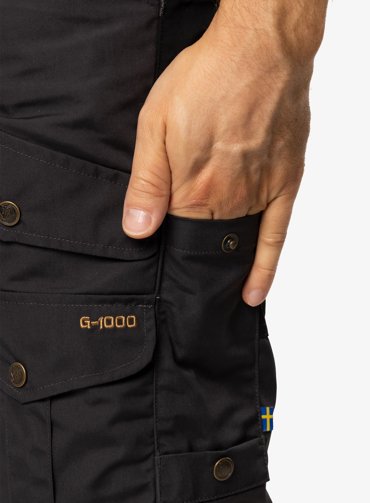 Штани туристичні Fjallraven Barents Pro Trousers - dark grey-black