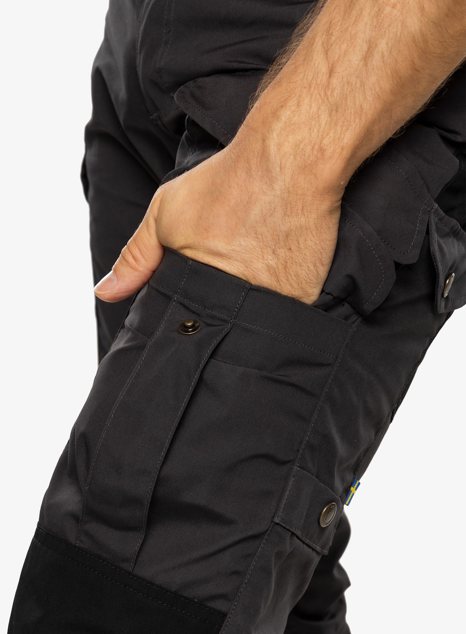 Штани туристичні Fjallraven Barents Pro Trousers - dark grey-black