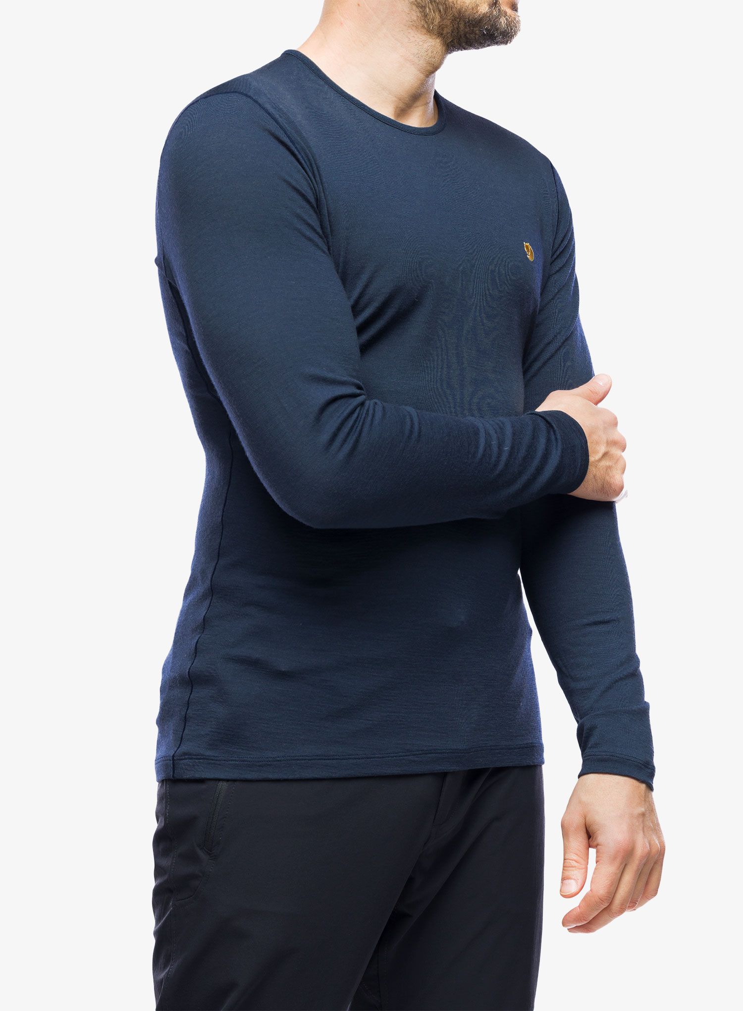 Термокофта Fjallraven Bergtagen Thinwool LS - mountain blue