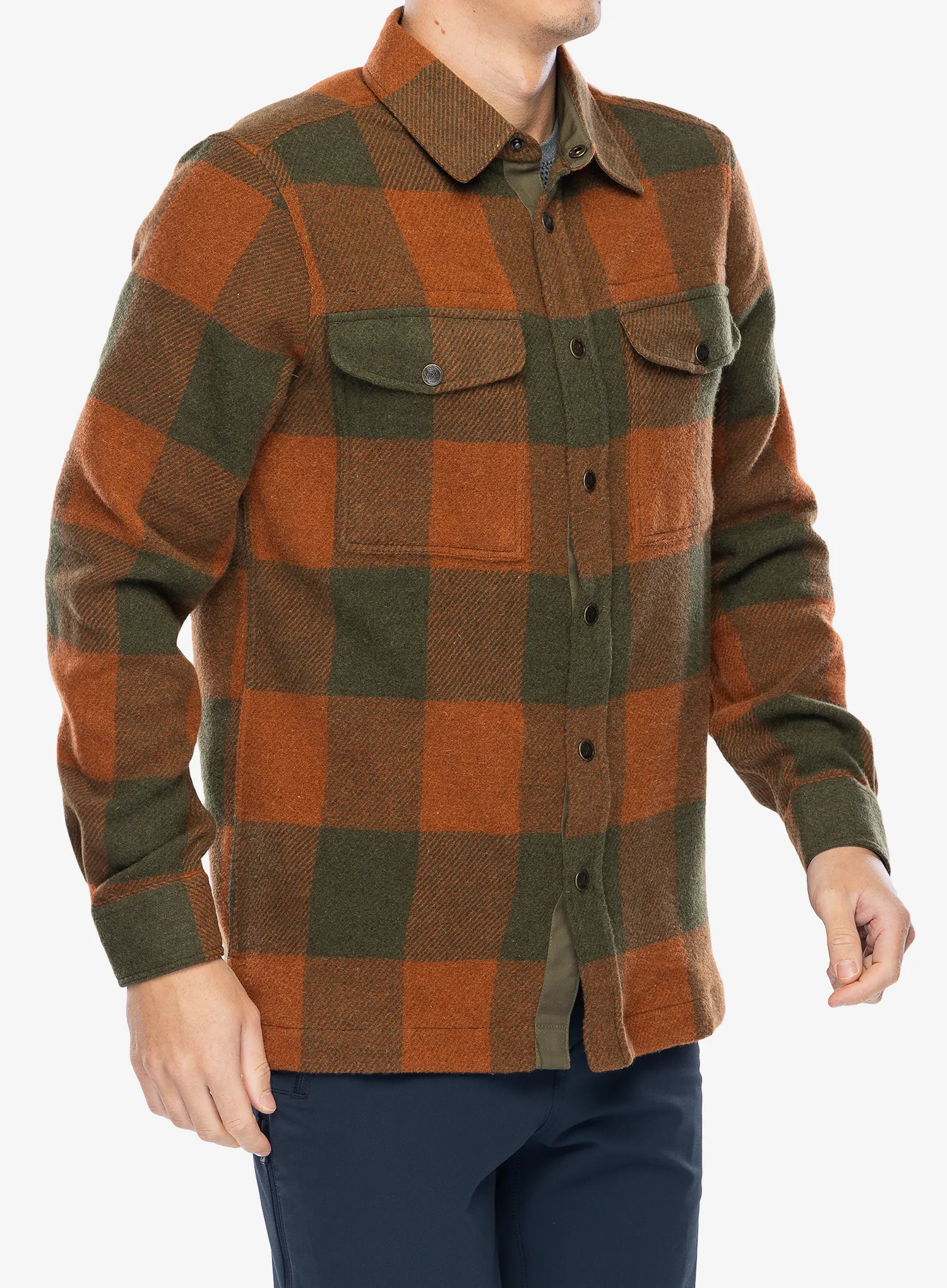 Сорочка Fjallraven Canada Shirt - autumn leaf/laurel green