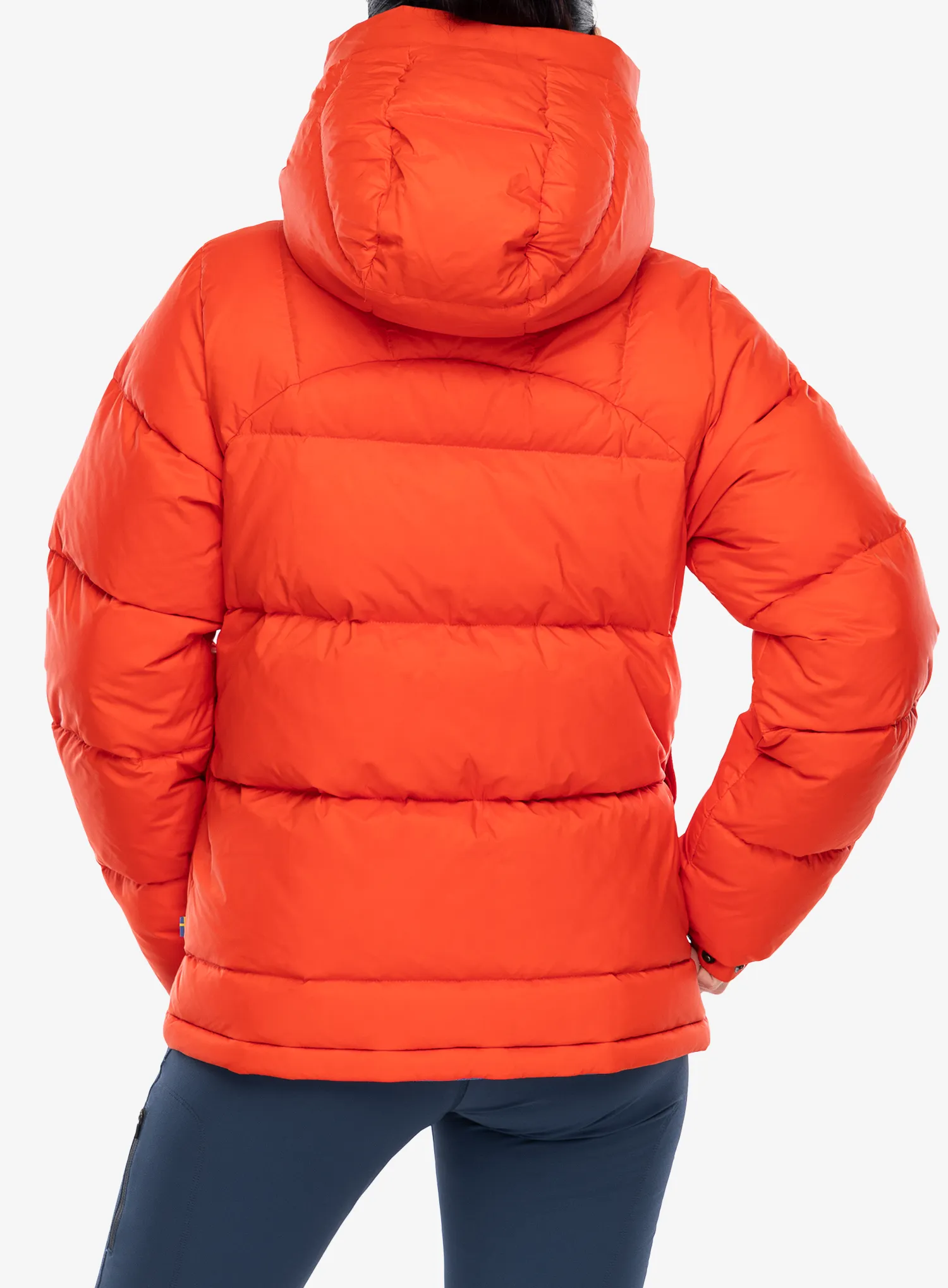 Пуховик жіноча Fjallraven Expedition Down Lite Jacket - flame orange/un blue