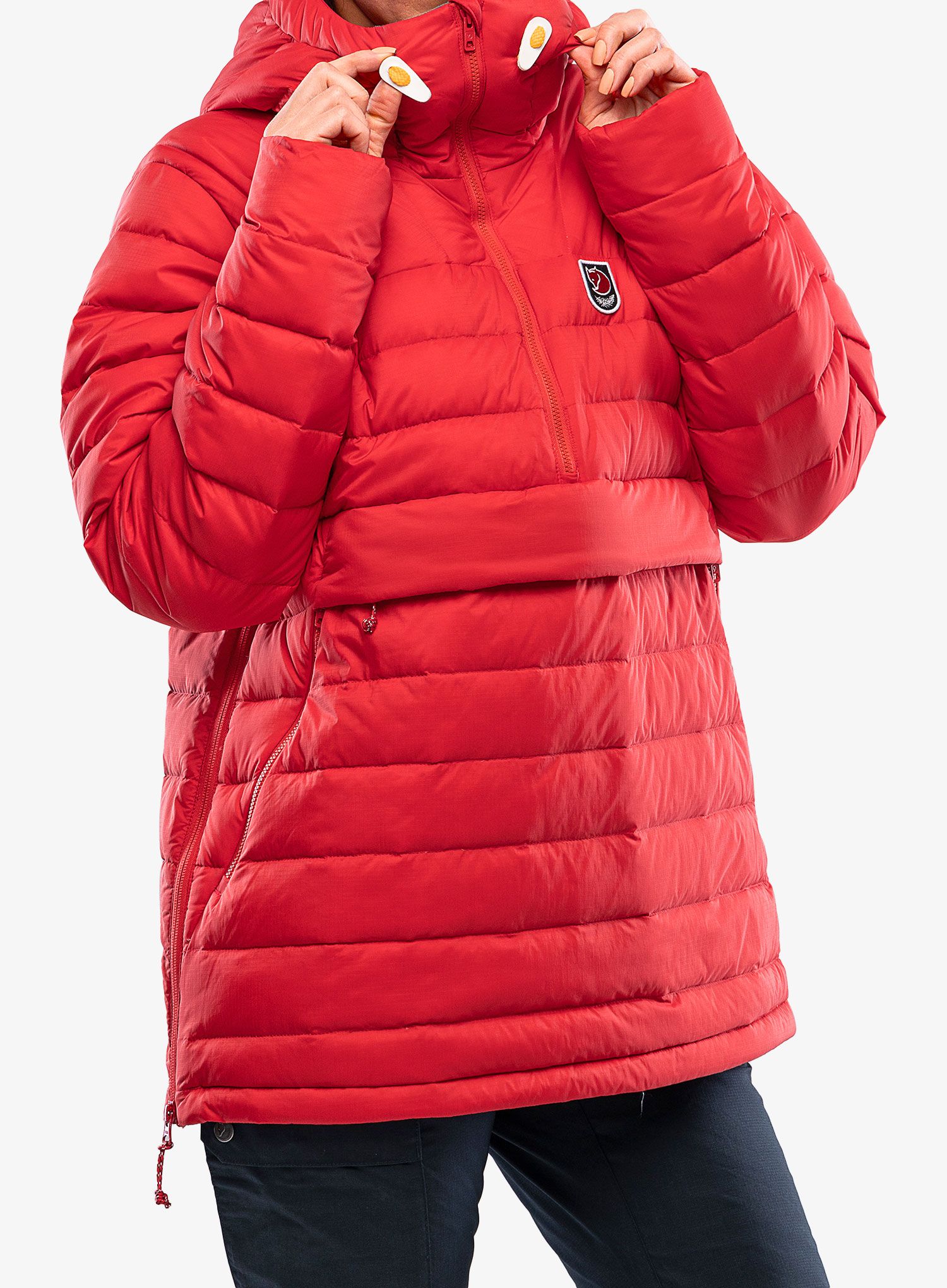 Пуховик жіноча Fjallraven Expedition Pack Down Anorak - true red