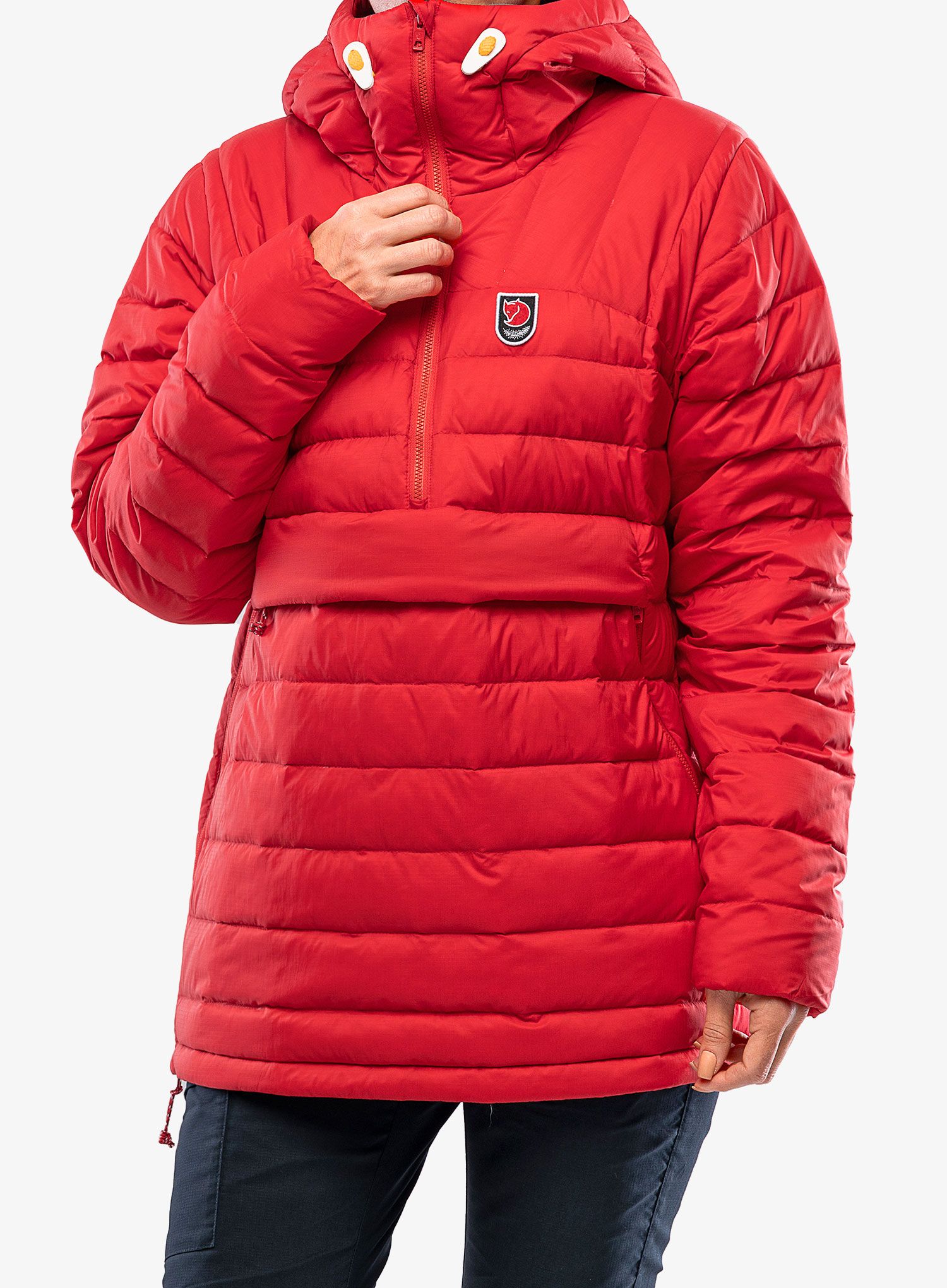 Пуховик жіноча Fjallraven Expedition Pack Down Anorak - true red