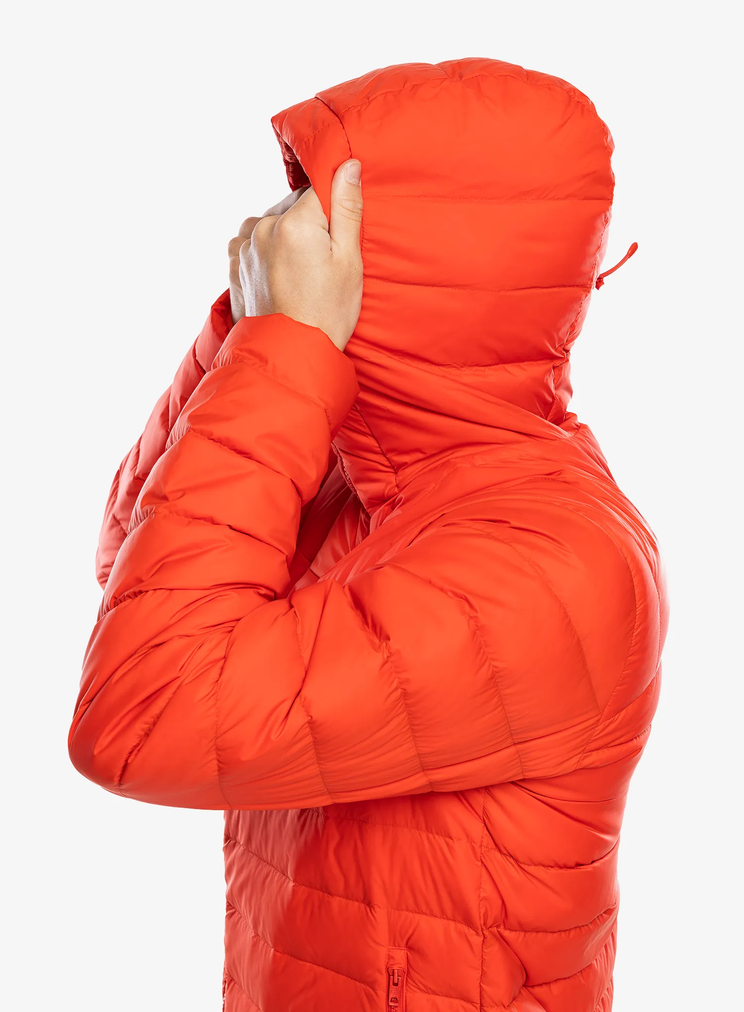 Пуховик Fjallraven Expedition Pack Down Hoodie - flame orange/un blue