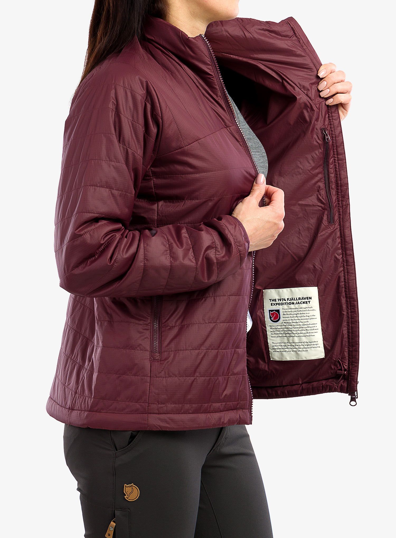 Куртка жіноча Fjallraven Expedition X-Latt Jacket - port