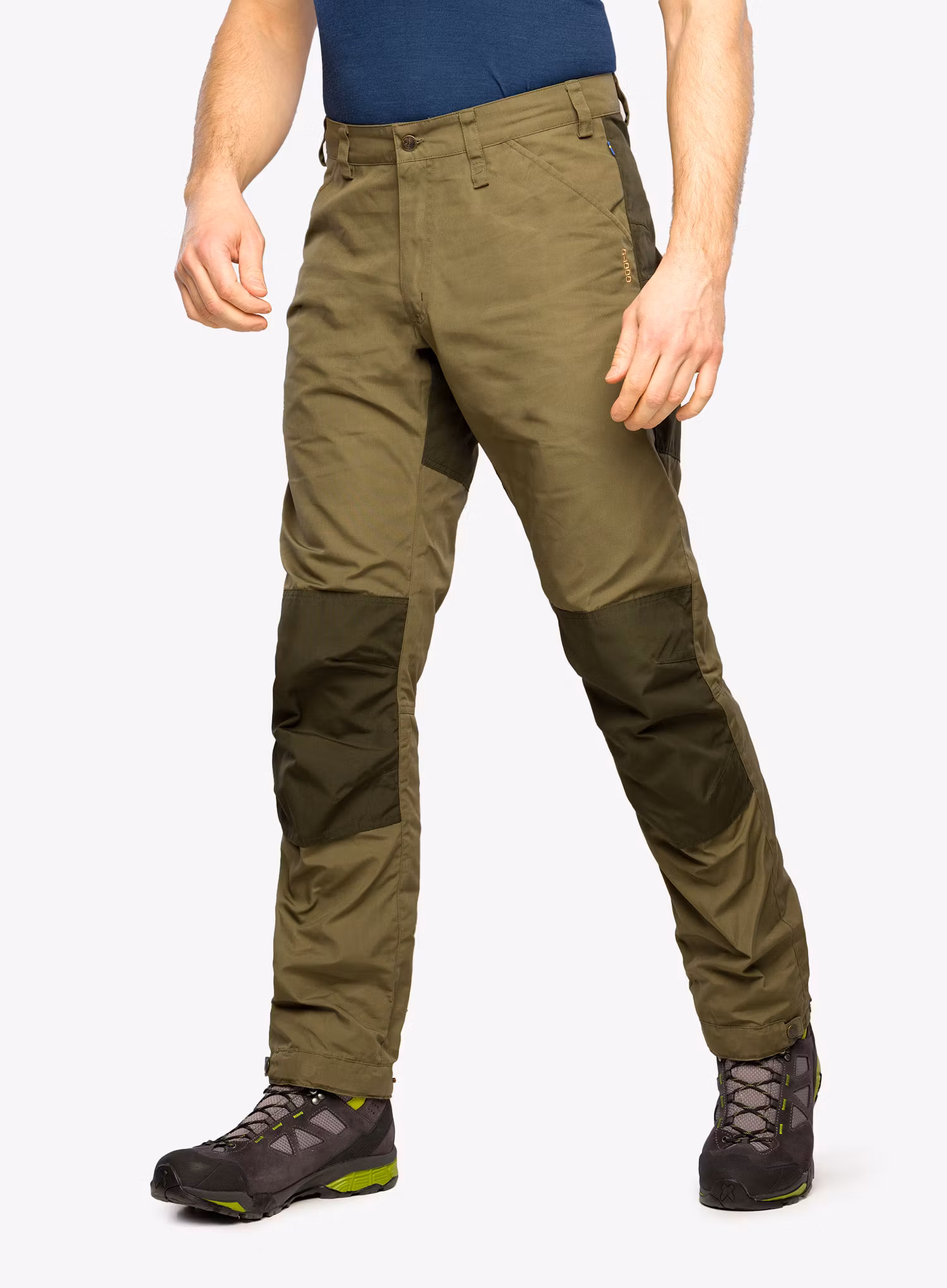 Штани туристичні Fjallraven Greenland Trail Trousers - laurel green/deep forest