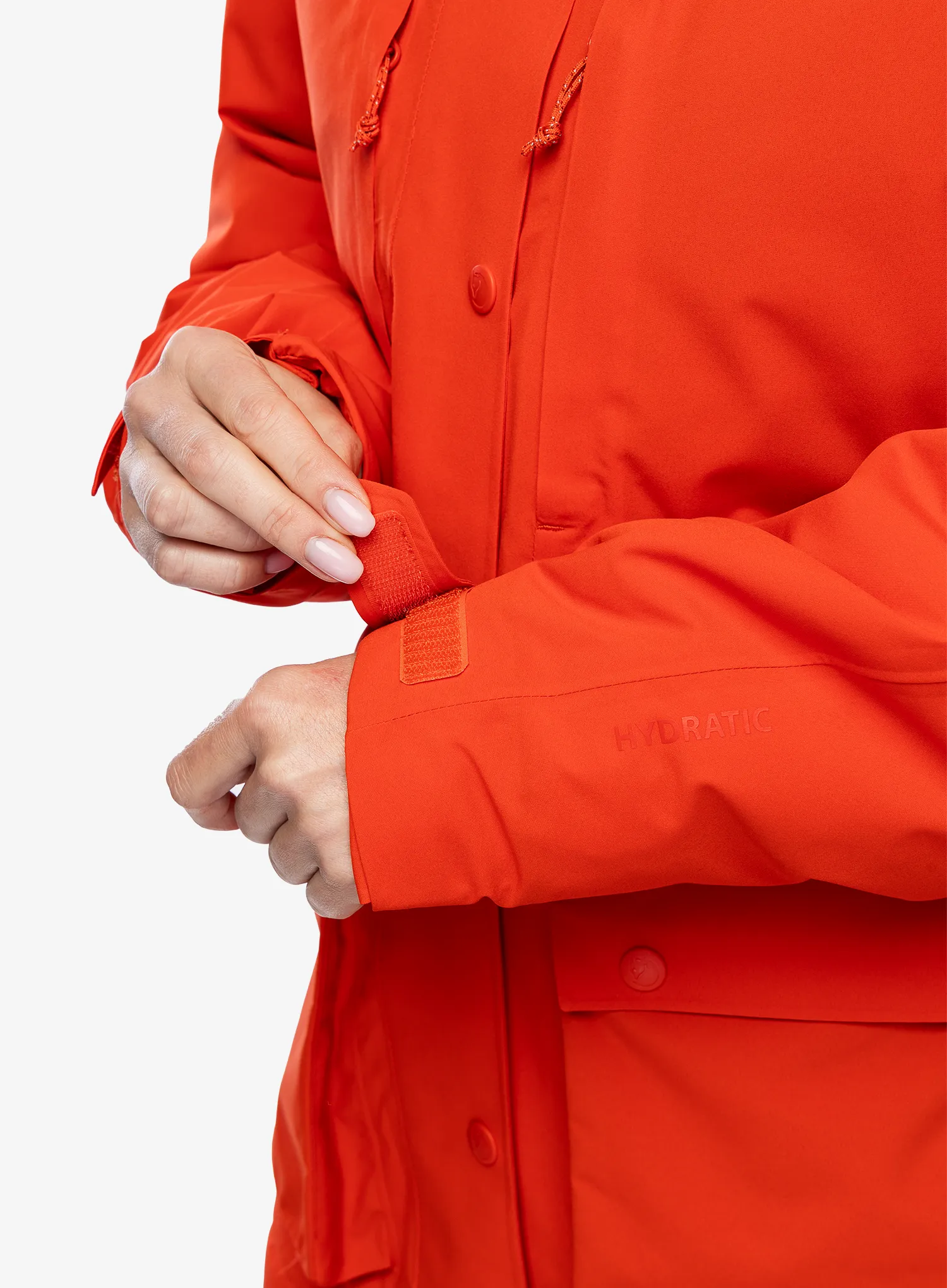 Куртка зимова жіноча Fjallraven HC Hydratic Padded Jacket - flame orange