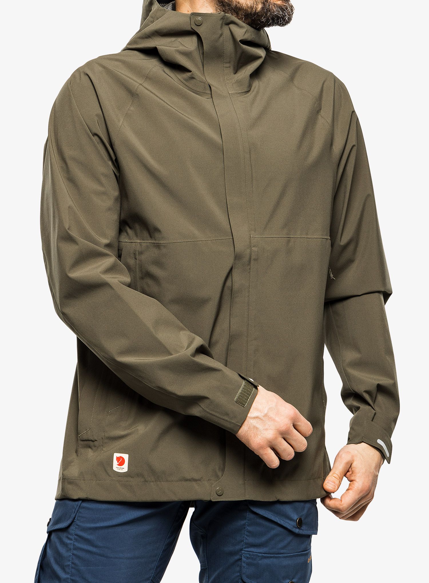 Куртка дощовик Fjallraven HC Hydratic Trail Jacket - laurel green