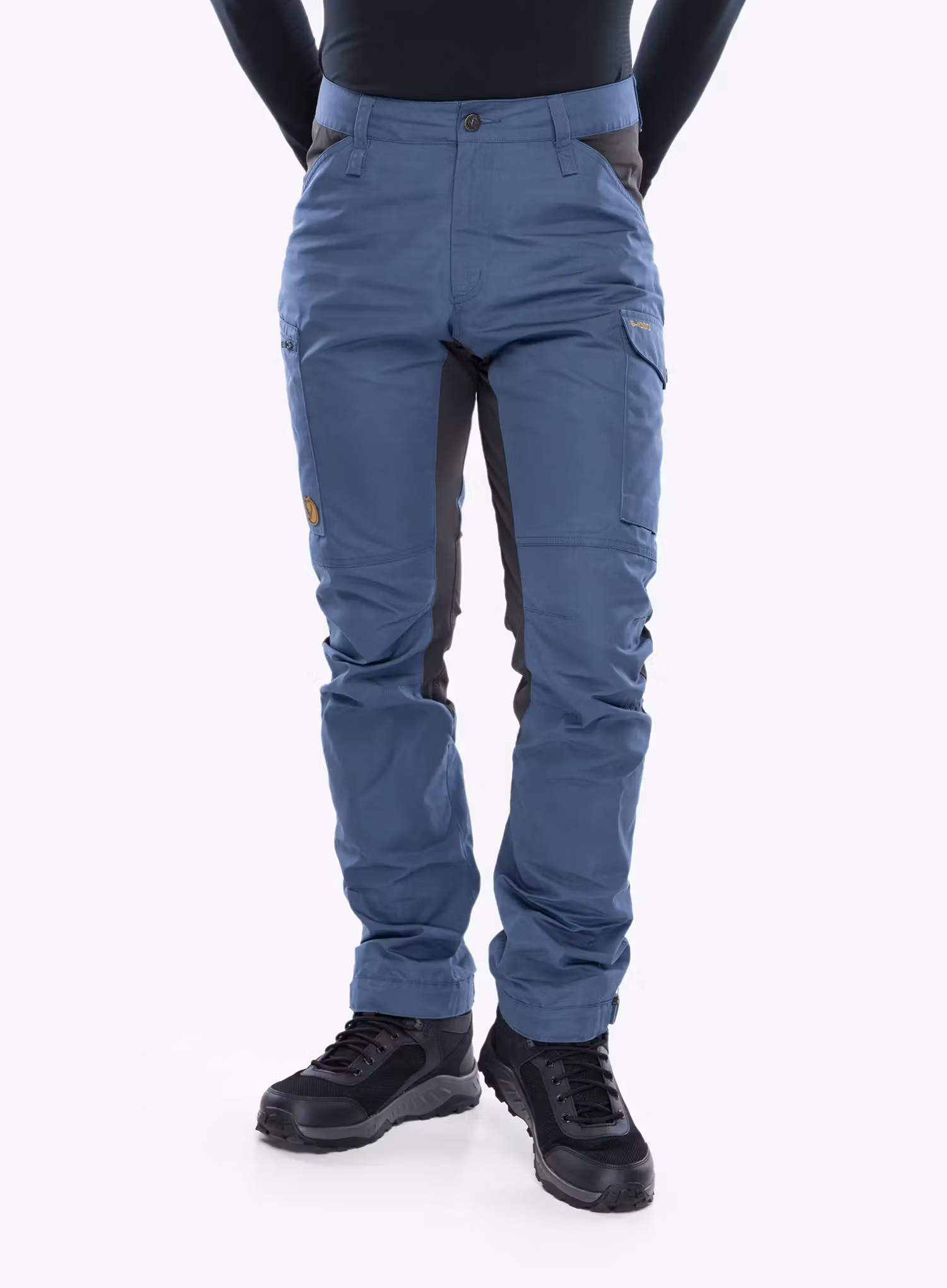 Штани туристичні Fjallraven Kaipak Trousers - uncle blue/grey