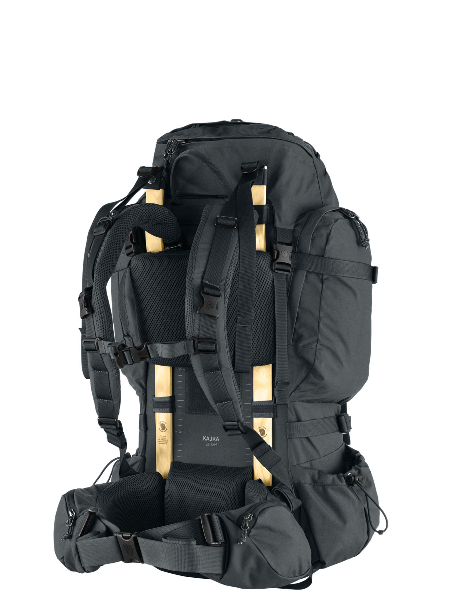 Рюкзак туристичний Fjallraven Kajka 55 - coal black