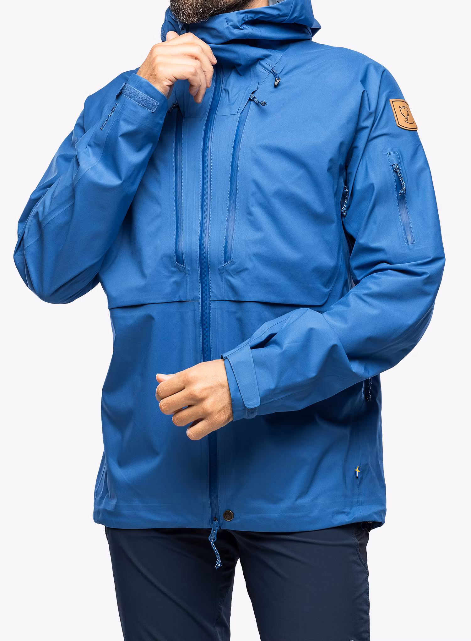 Куртка Fjallraven Keb Eco-Shell Jacket - alpine blue
