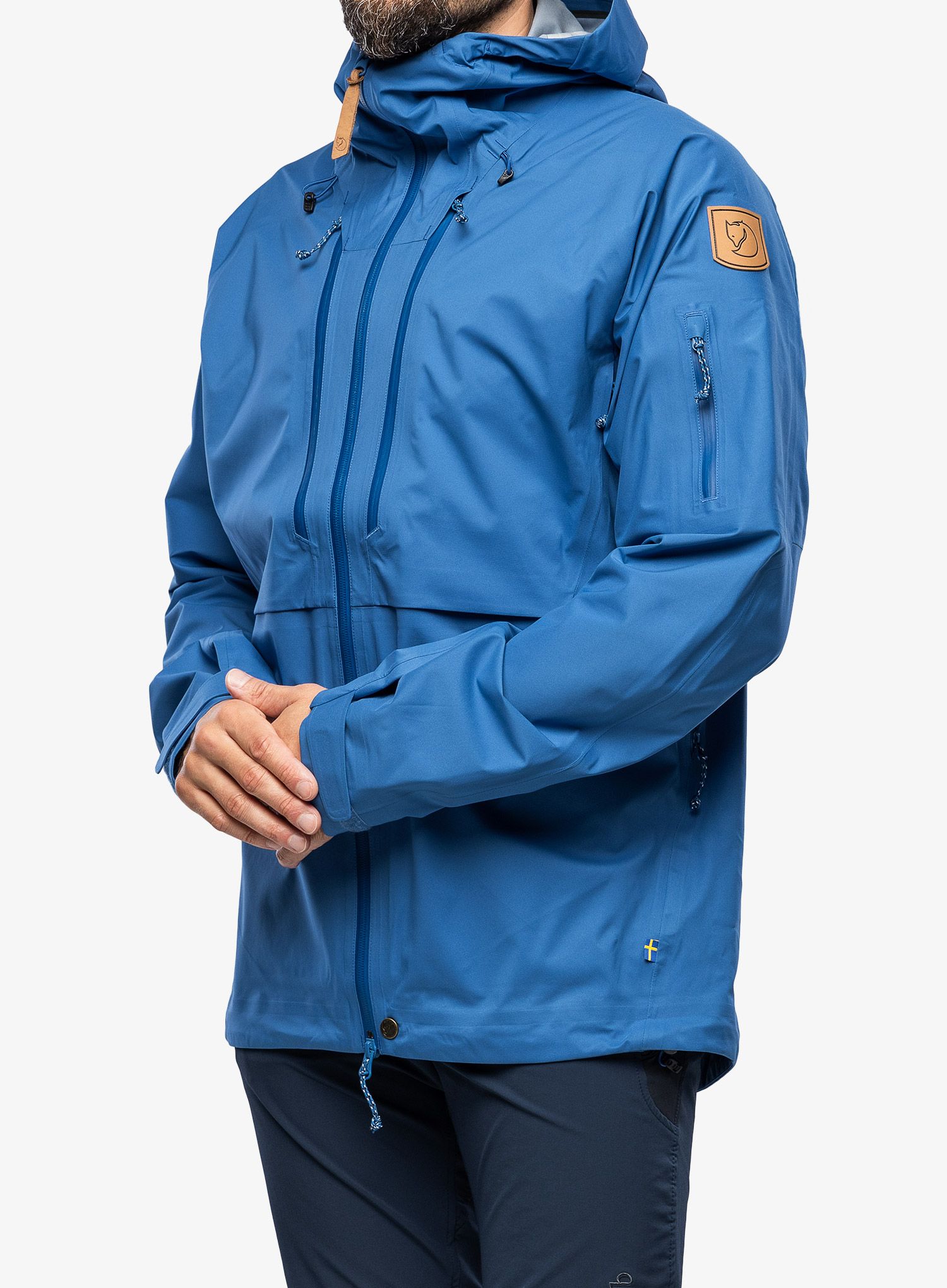 Куртка Fjallraven Keb Eco-Shell Jacket - alpine blue | 8a.ua