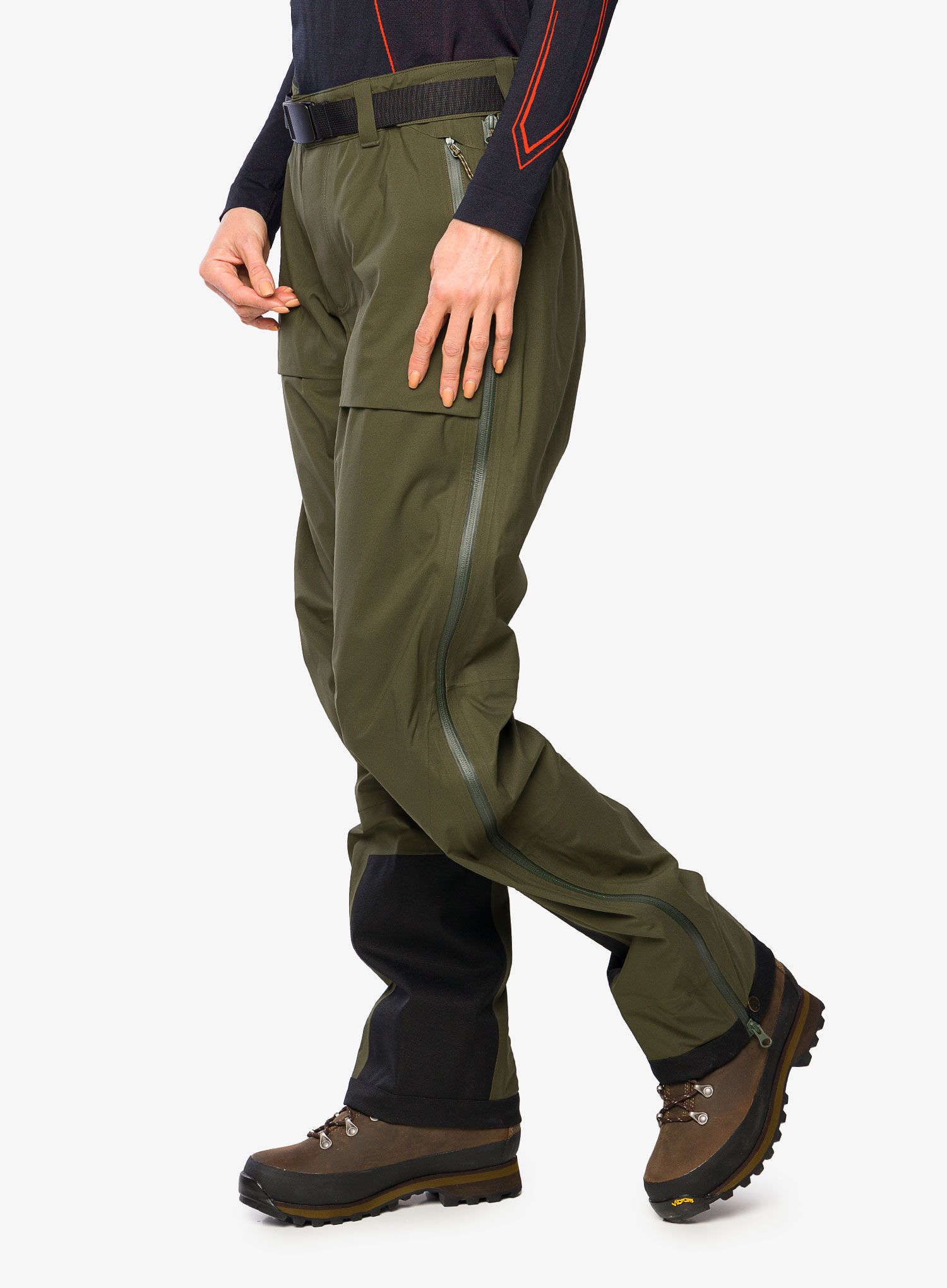 Штани жіночі Fjallraven Keb Eco-Shell Trousers - deep forest