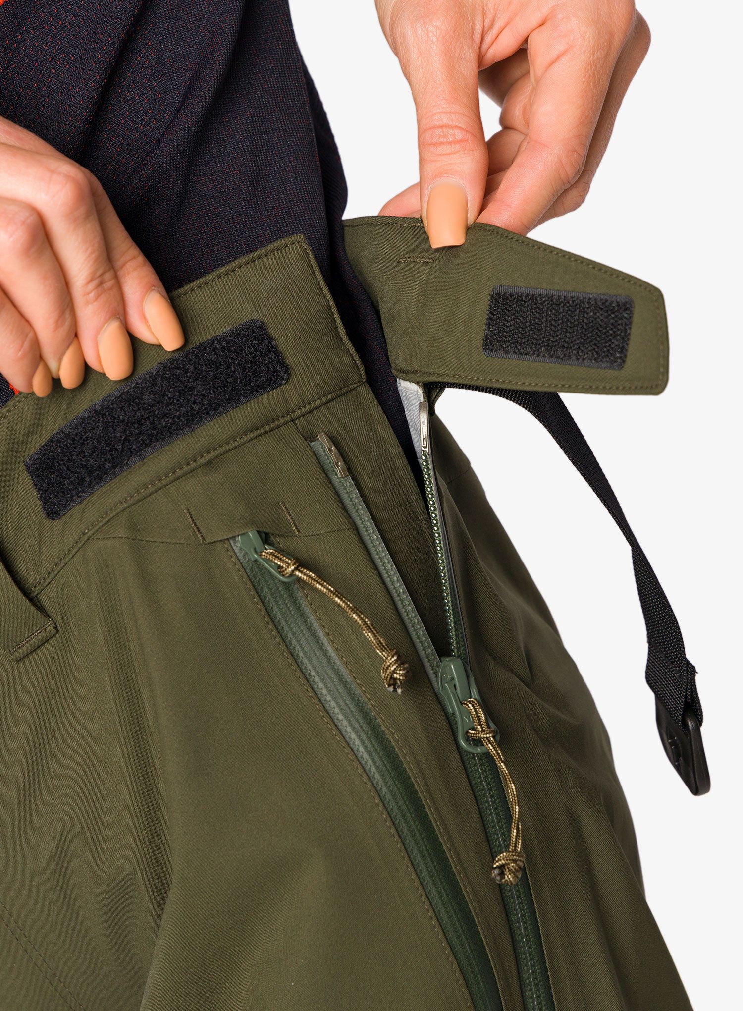 Штани жіночі Fjallraven Keb Eco-Shell Trousers - deep forest