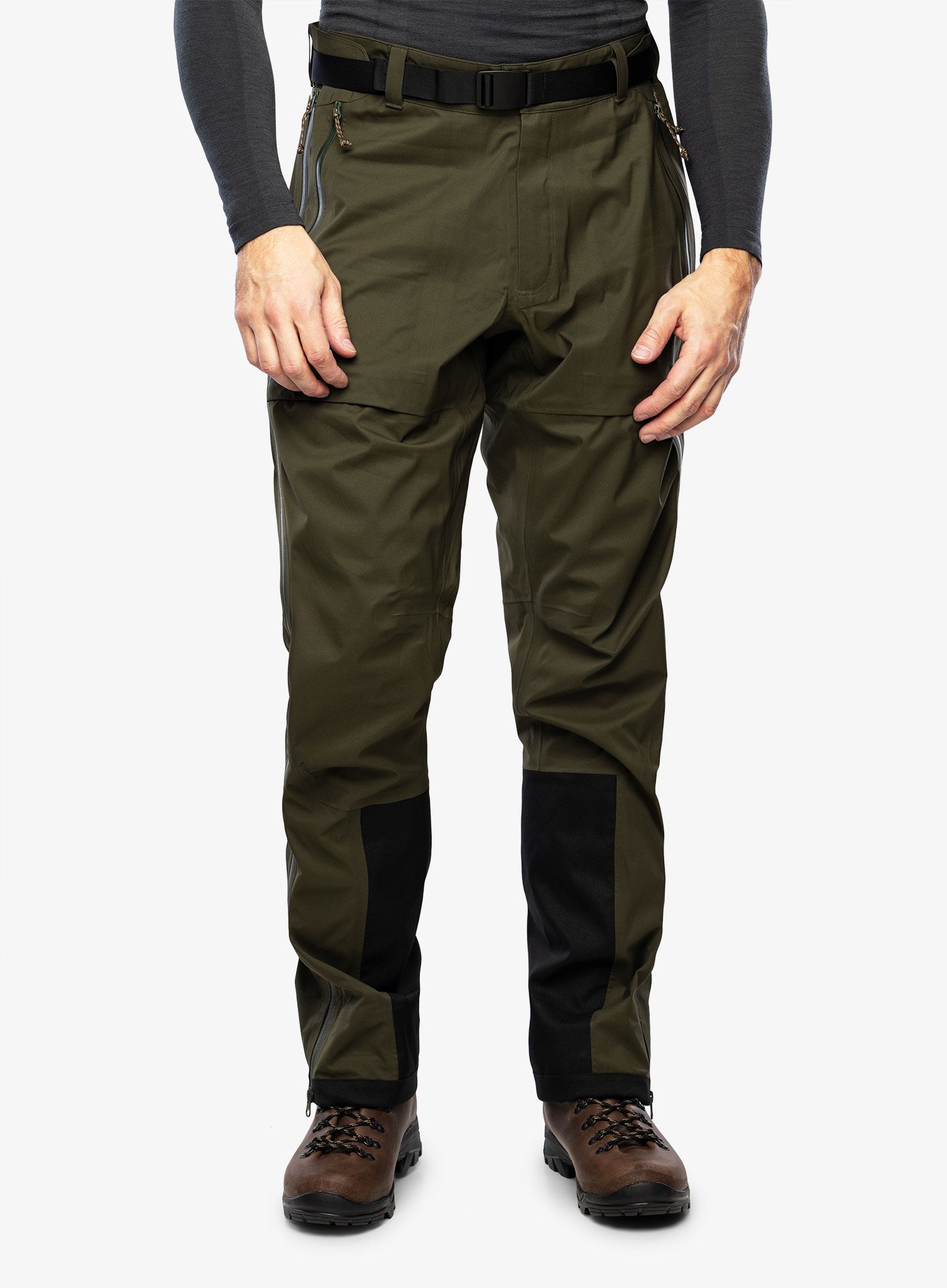 Штани Fjallraven Keb Eco-Shell Trousers - deep forest