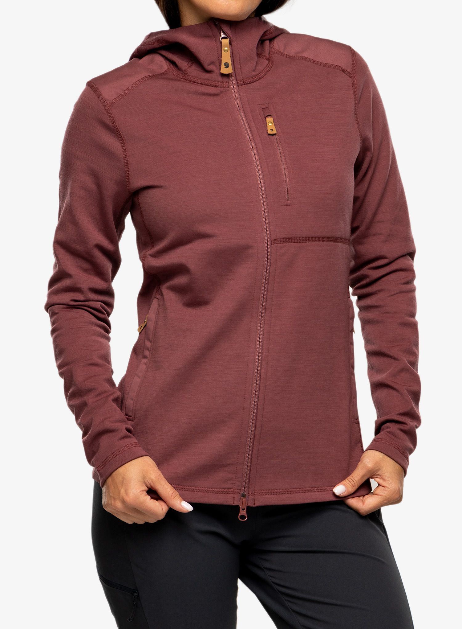 Кофта жіноча Fjallraven Keb Fleece Hoodie - mesa purple