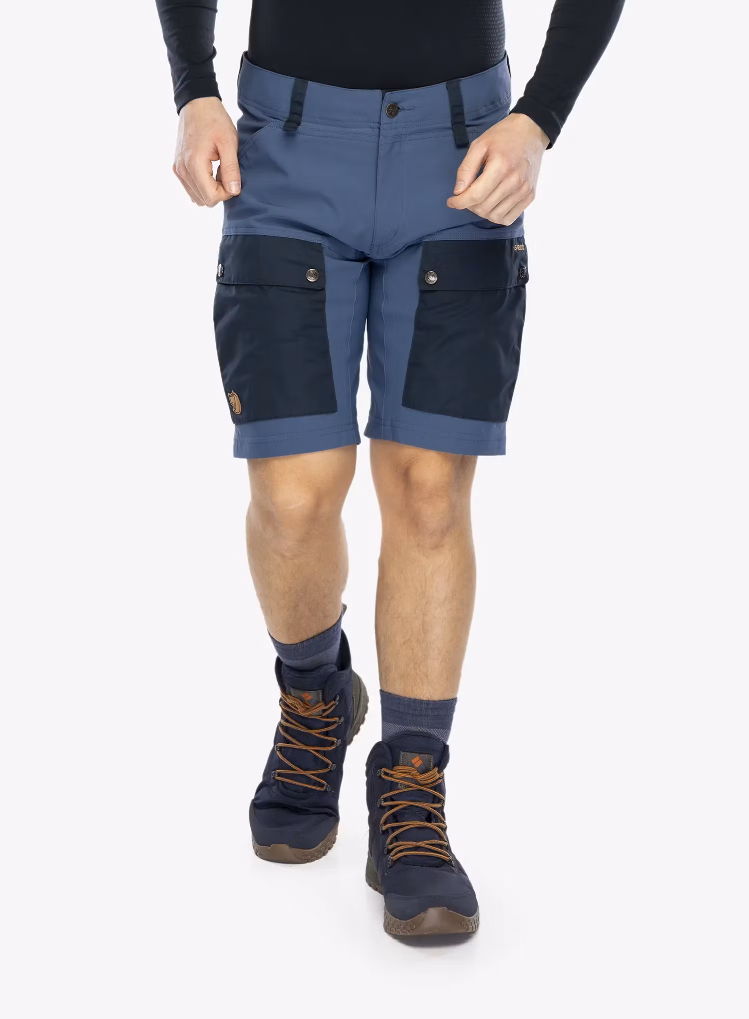Шорти Fjallraven Keb Shorts - dark navy/uncle blue