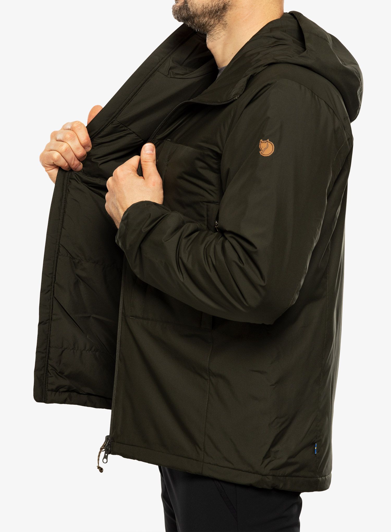 Куртка утеплена Fjallraven Keb Wool Padded Jacket - deep forest