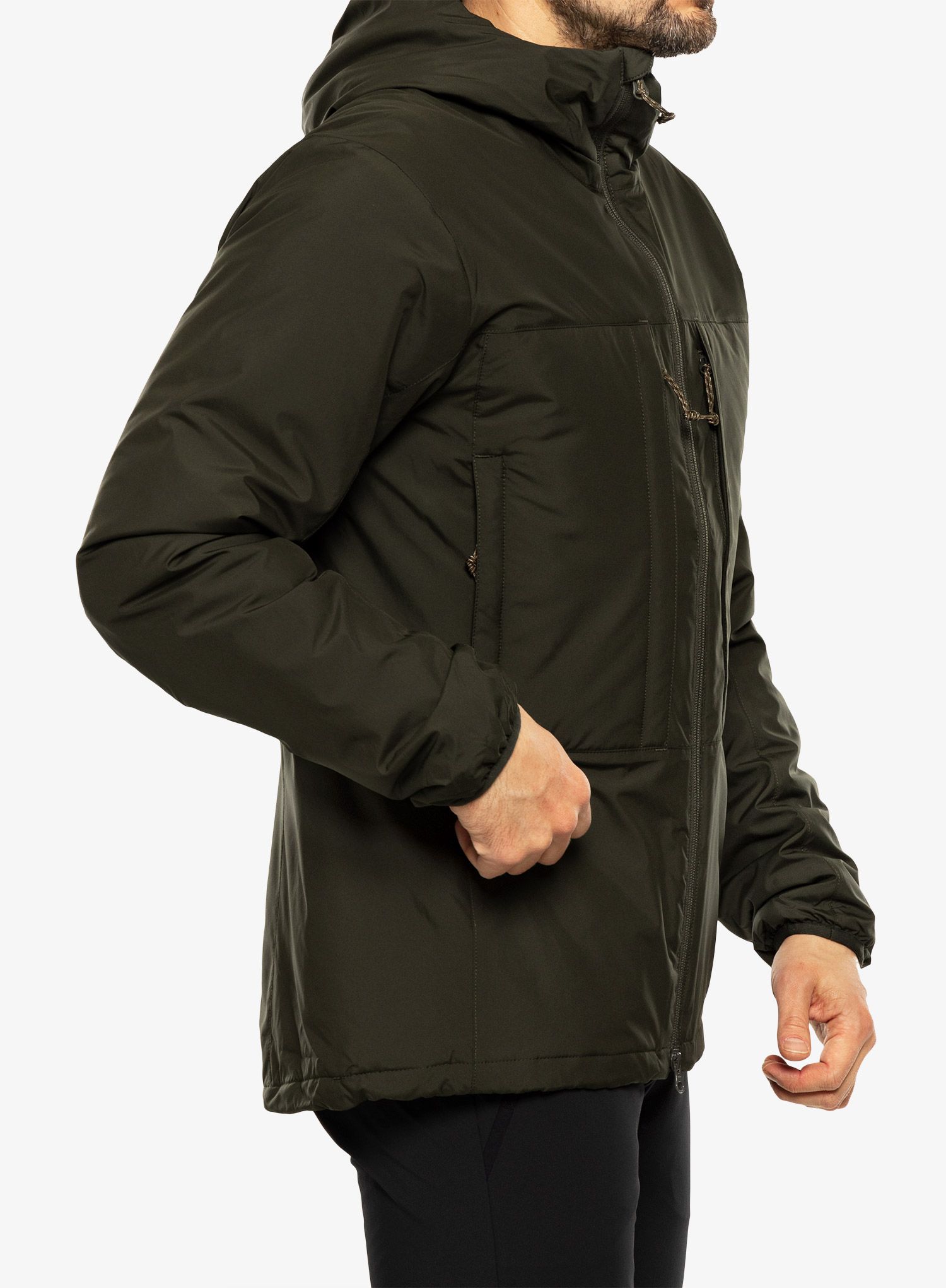 Куртка утеплена Fjallraven Keb Wool Padded Jacket - deep forest