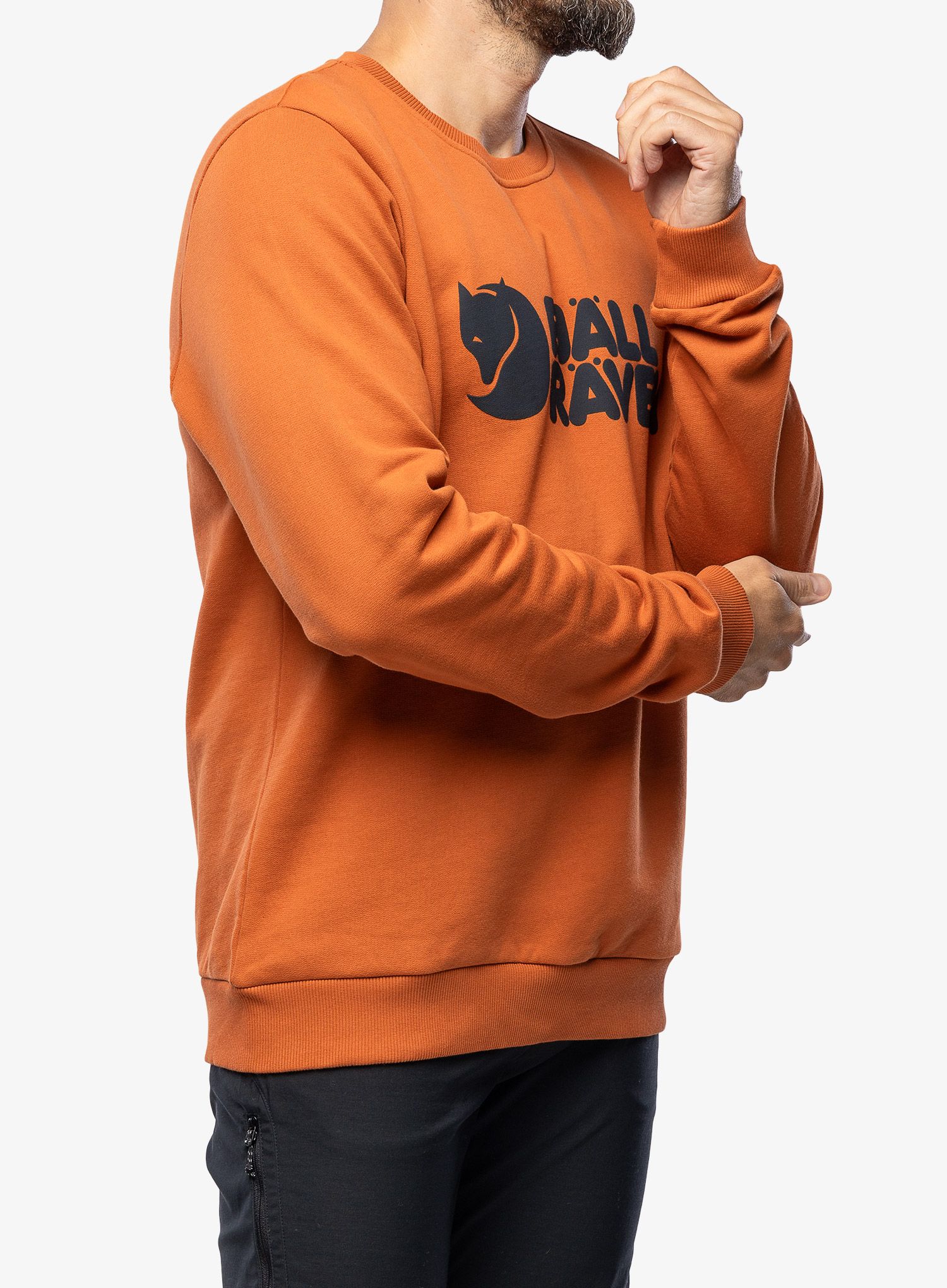 Кофта Fjallraven Logo Sweater - terracotta brown