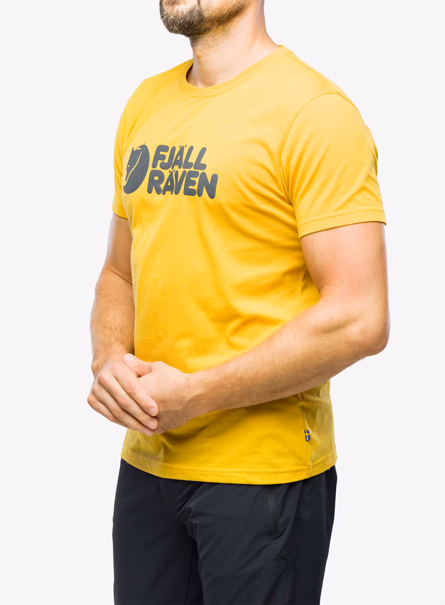 Футболка Fjallraven Logo T-shirt - ochre