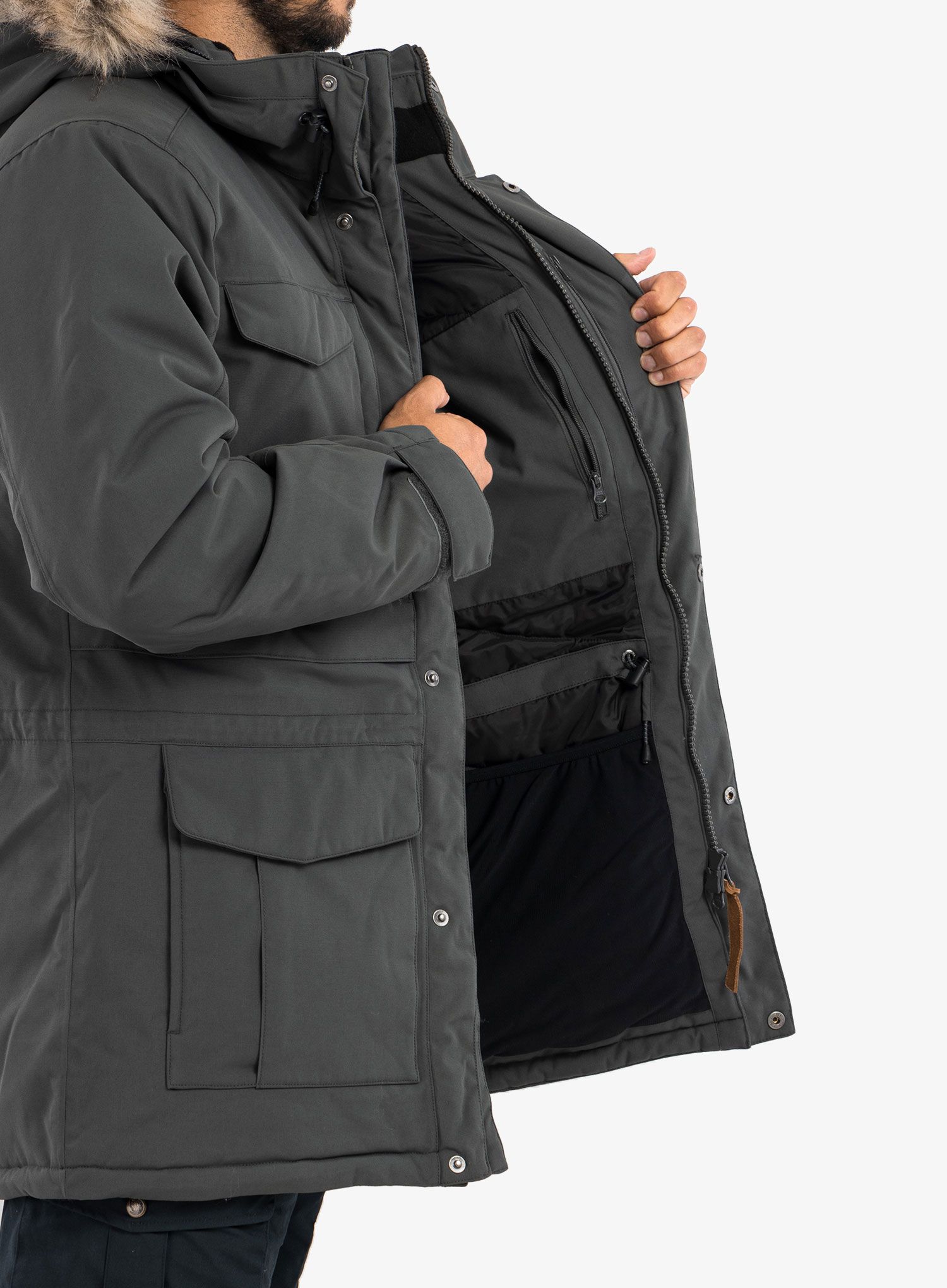 Куртка утеплена Fjallraven Nuuk Parka - basalt