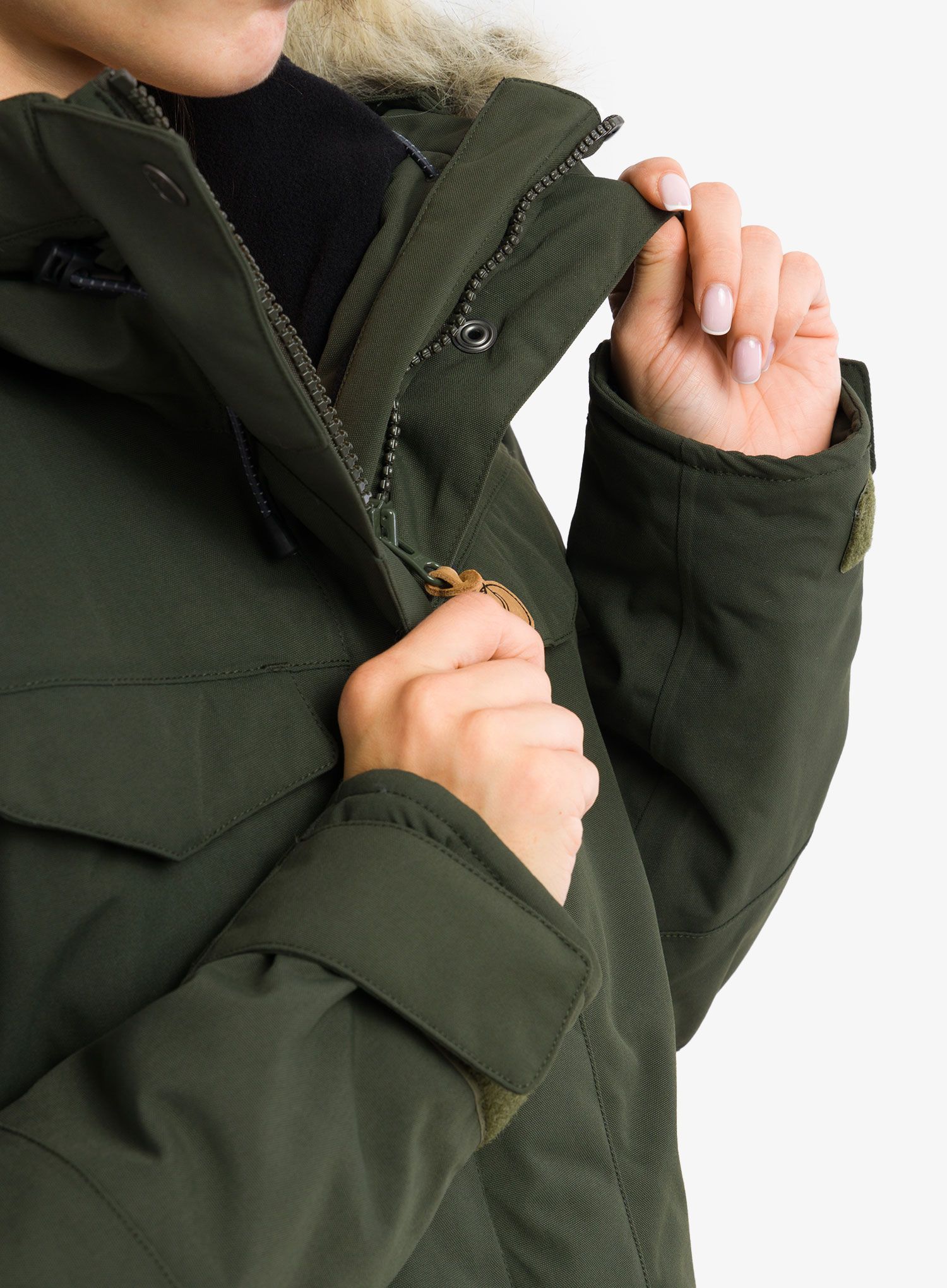 Плащ жіночий Fjallraven Nuuk Parka - deep forest