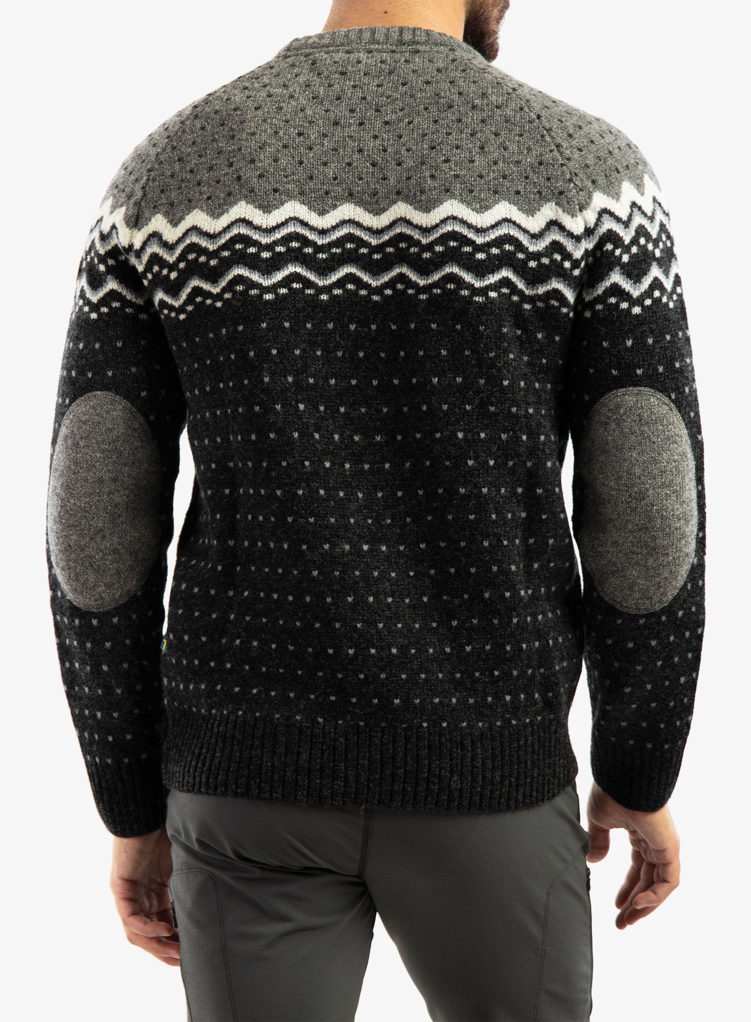 Светр Fjallraven Ovik Knit Sweater - dark grey/grey