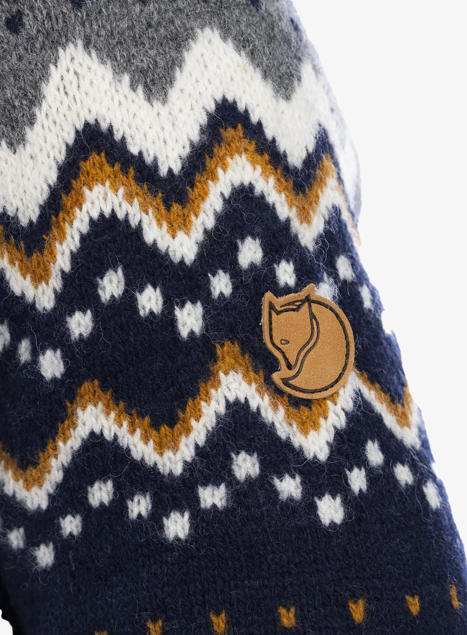 Светр Fjallraven Ovik Knit Sweater - dark navy/navy