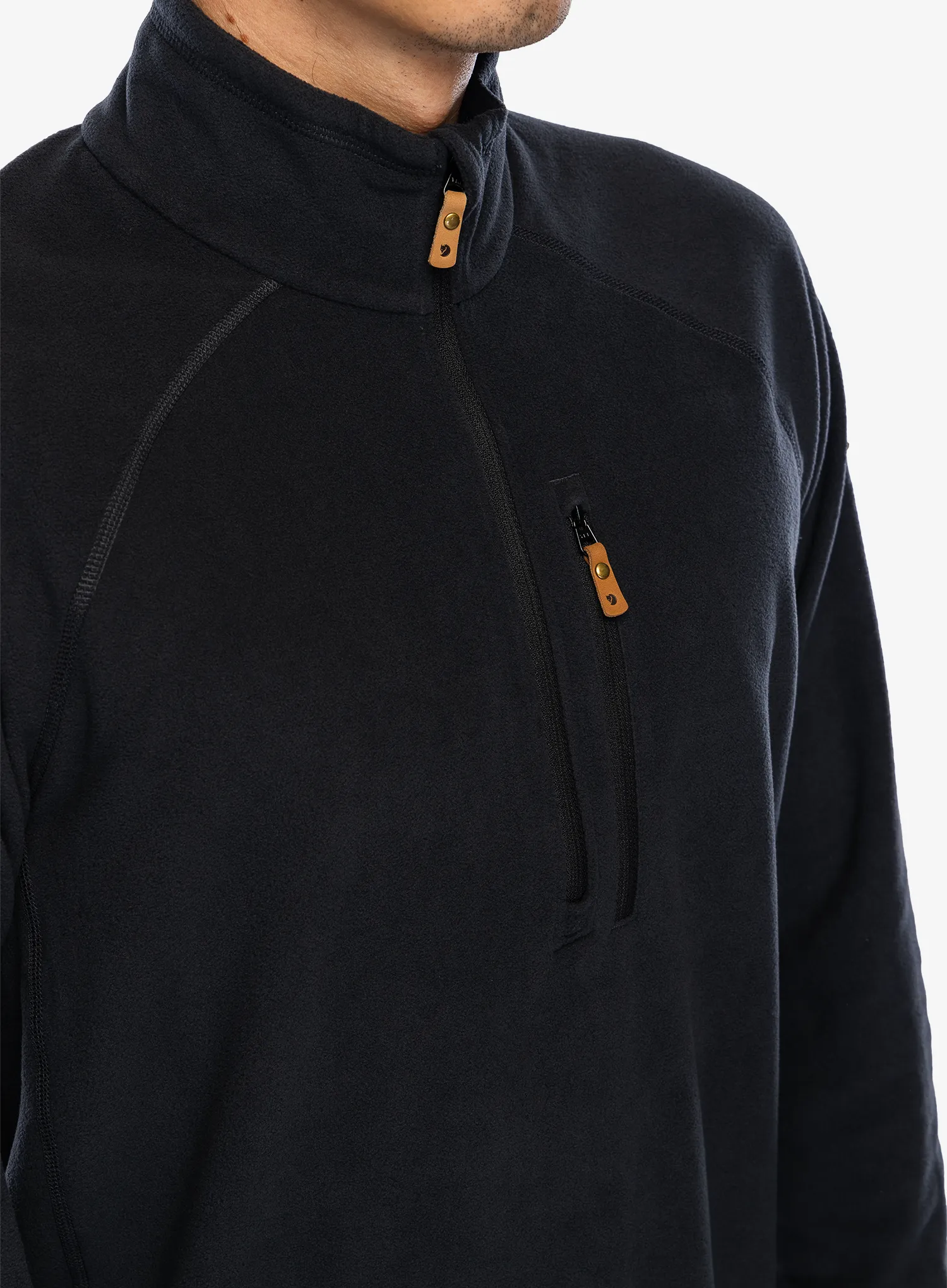 Кофта флісова Fjallraven Ovik Lite Fleece Half Zip - black