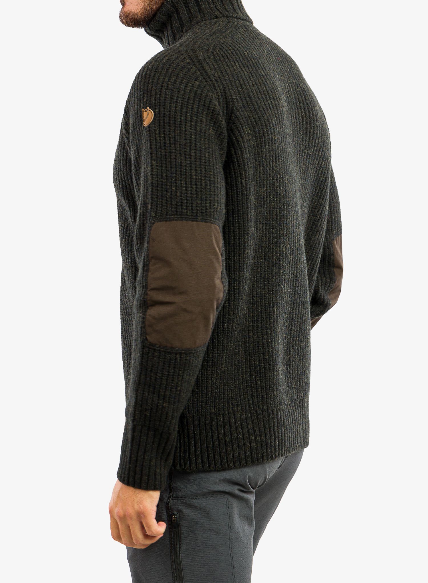 Светр Fjallraven Övik Roller Neck Sweater - dark olive