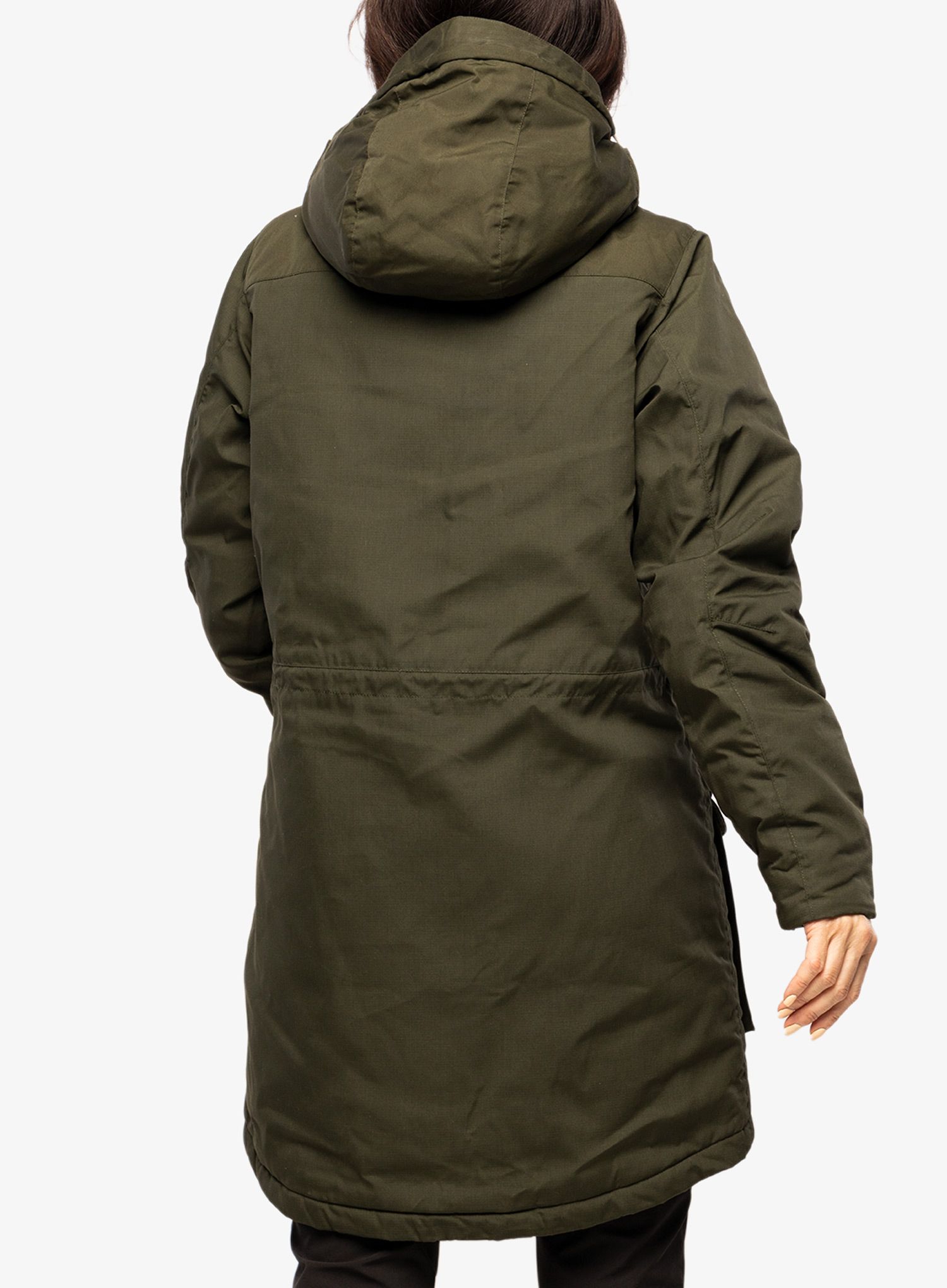 Плащ жіночий Fjallraven Singi Wool Padded Parka - deep forest