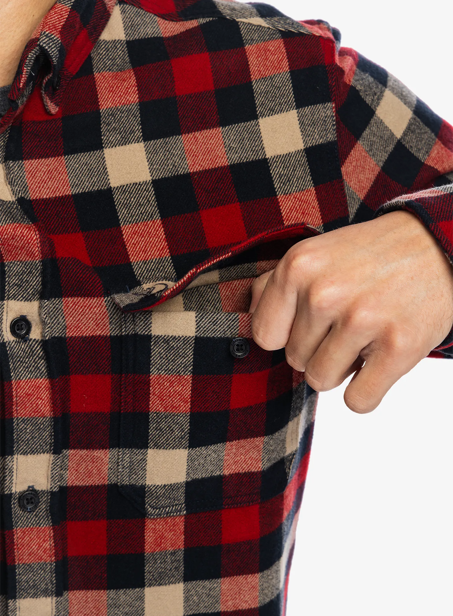 Сорочка Fjallraven Skog Shirt - dark navy/red