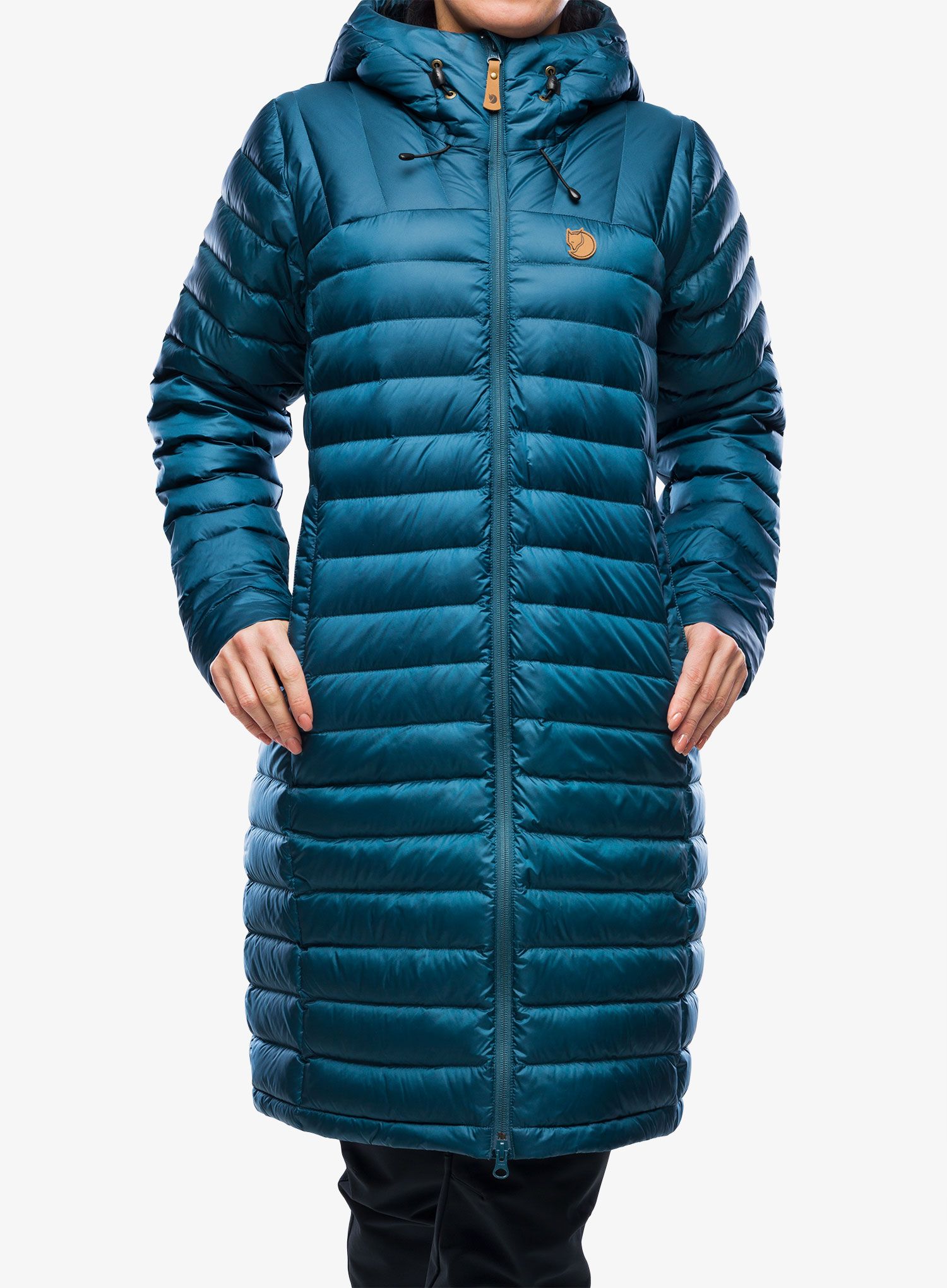 Плащ пуховий жіночий Fjallraven Snow Flake Parka - deep sea